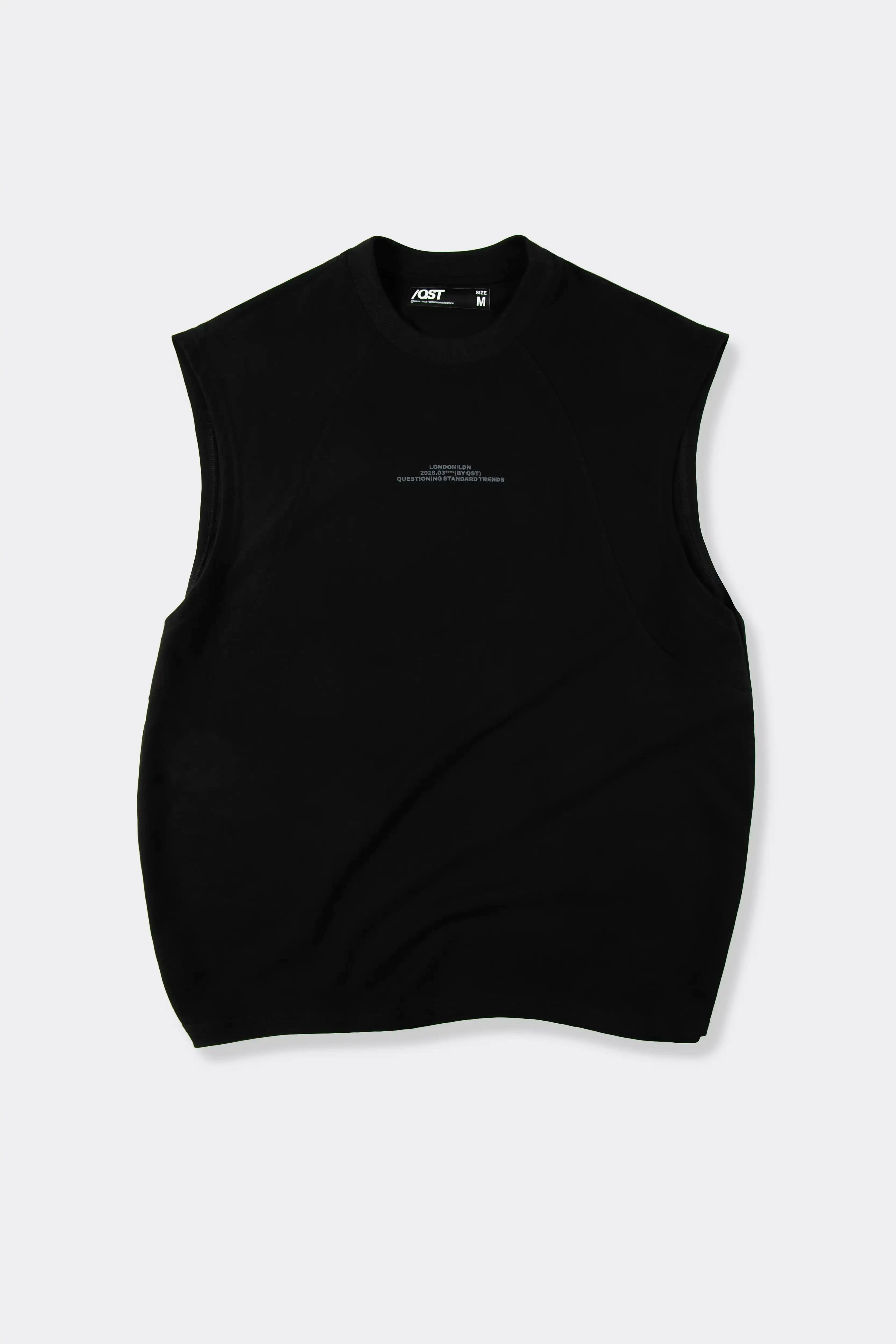 CAMISETA MANGA SISA COLOR NEGRO