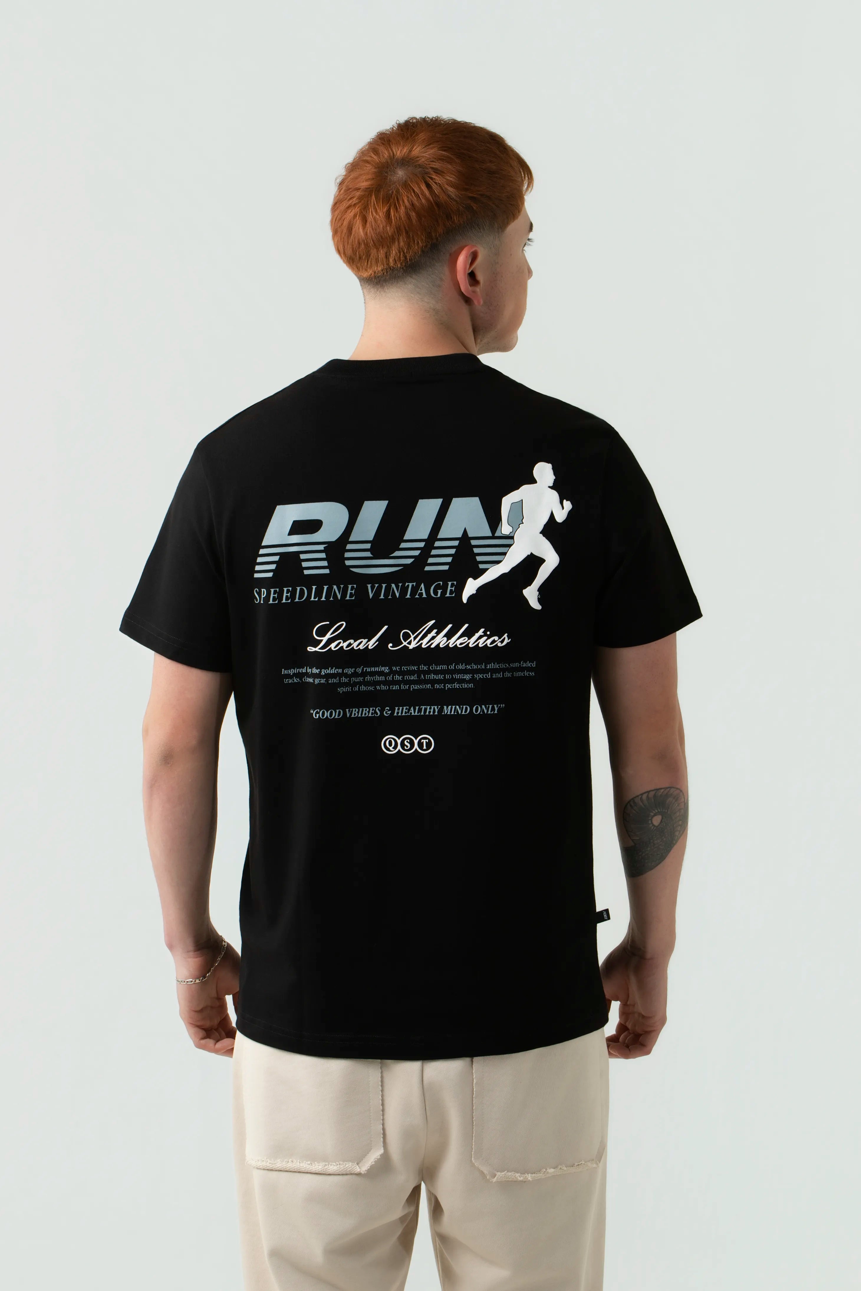 CAMISETA MANGA CORTA COLOR NEGRO