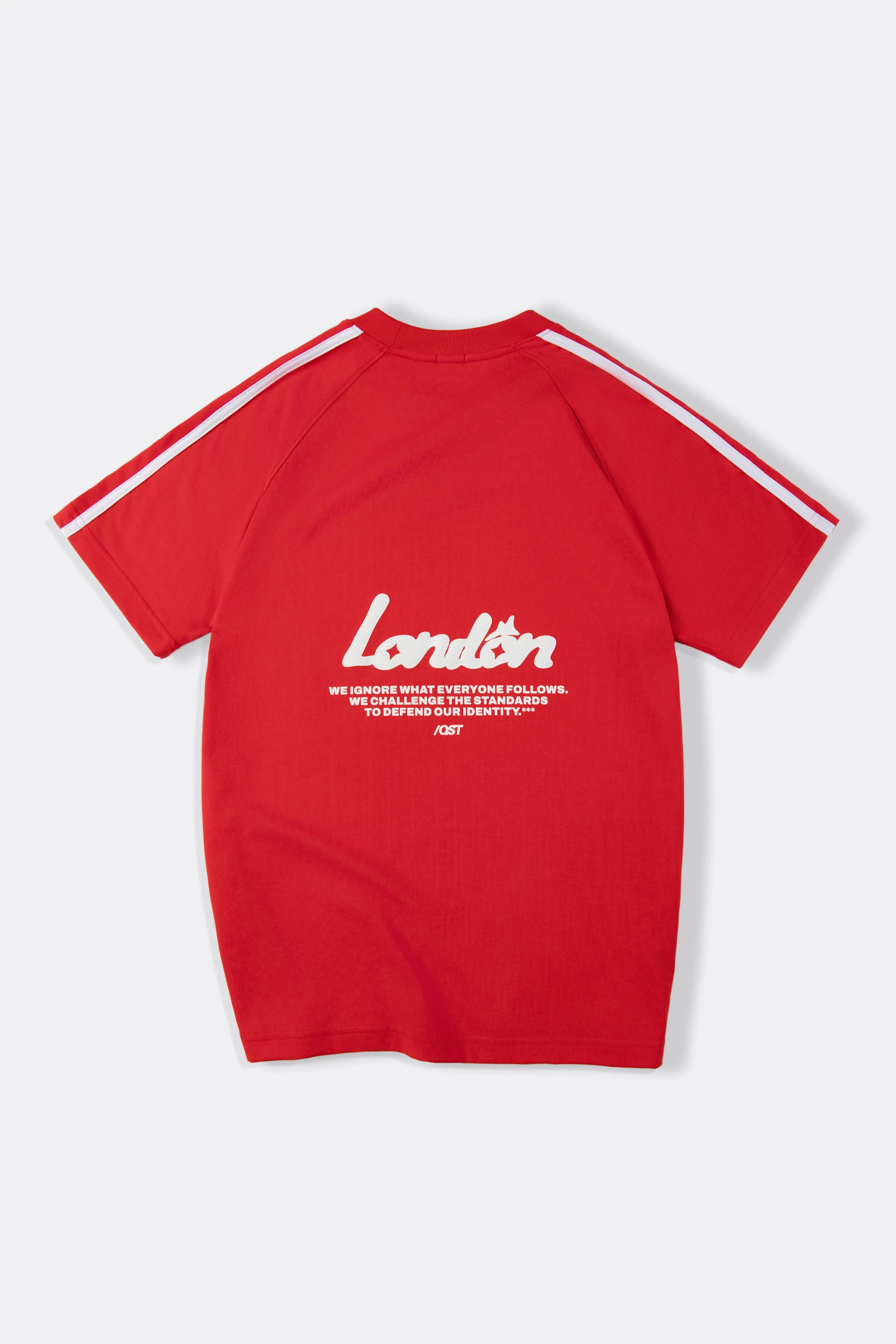 CAMISETA MANGA CORTA COLOR ROJO INTENSO
