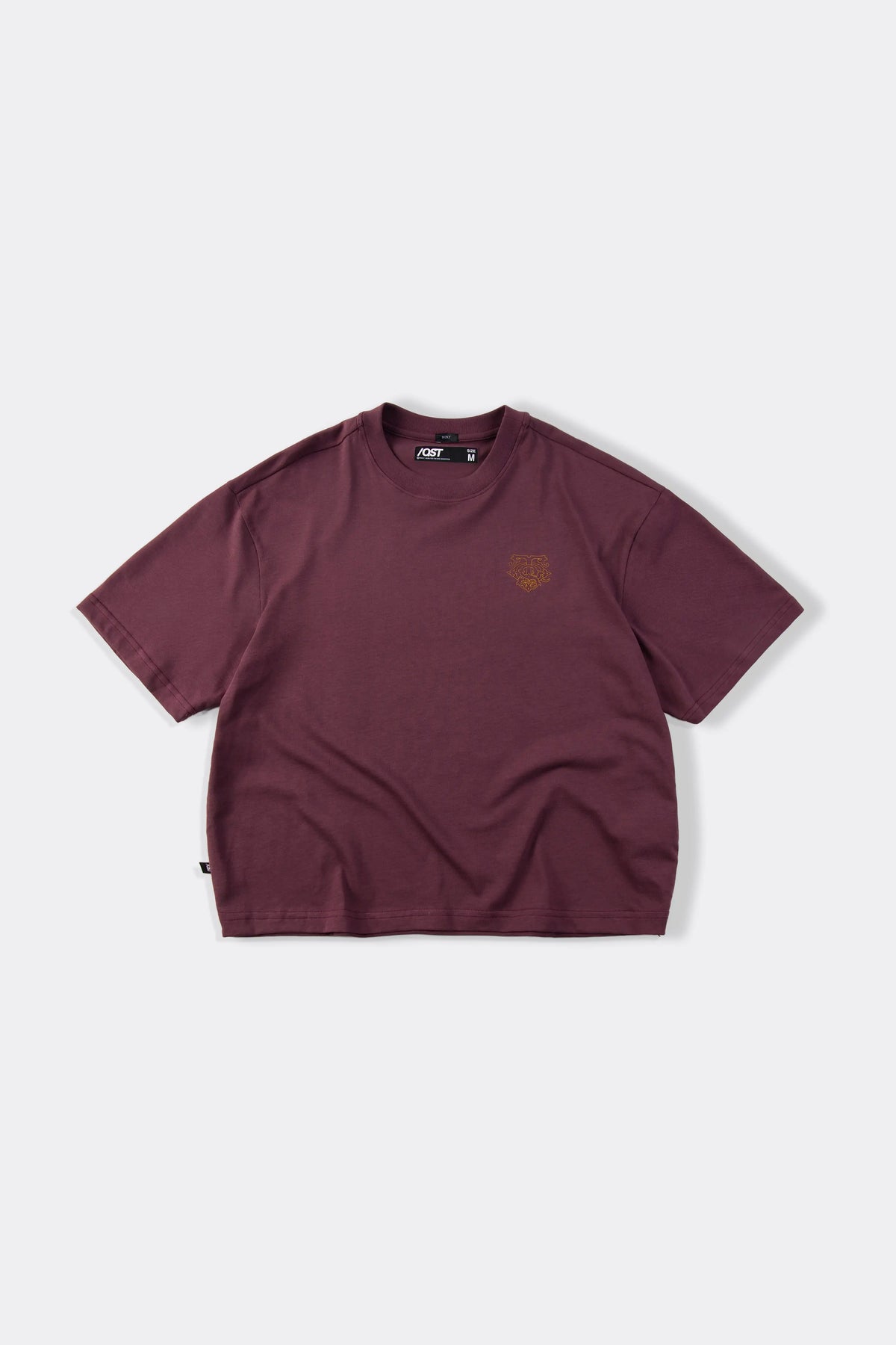 CAMISETA MANGA CORTA COLOR BURGUNDY
