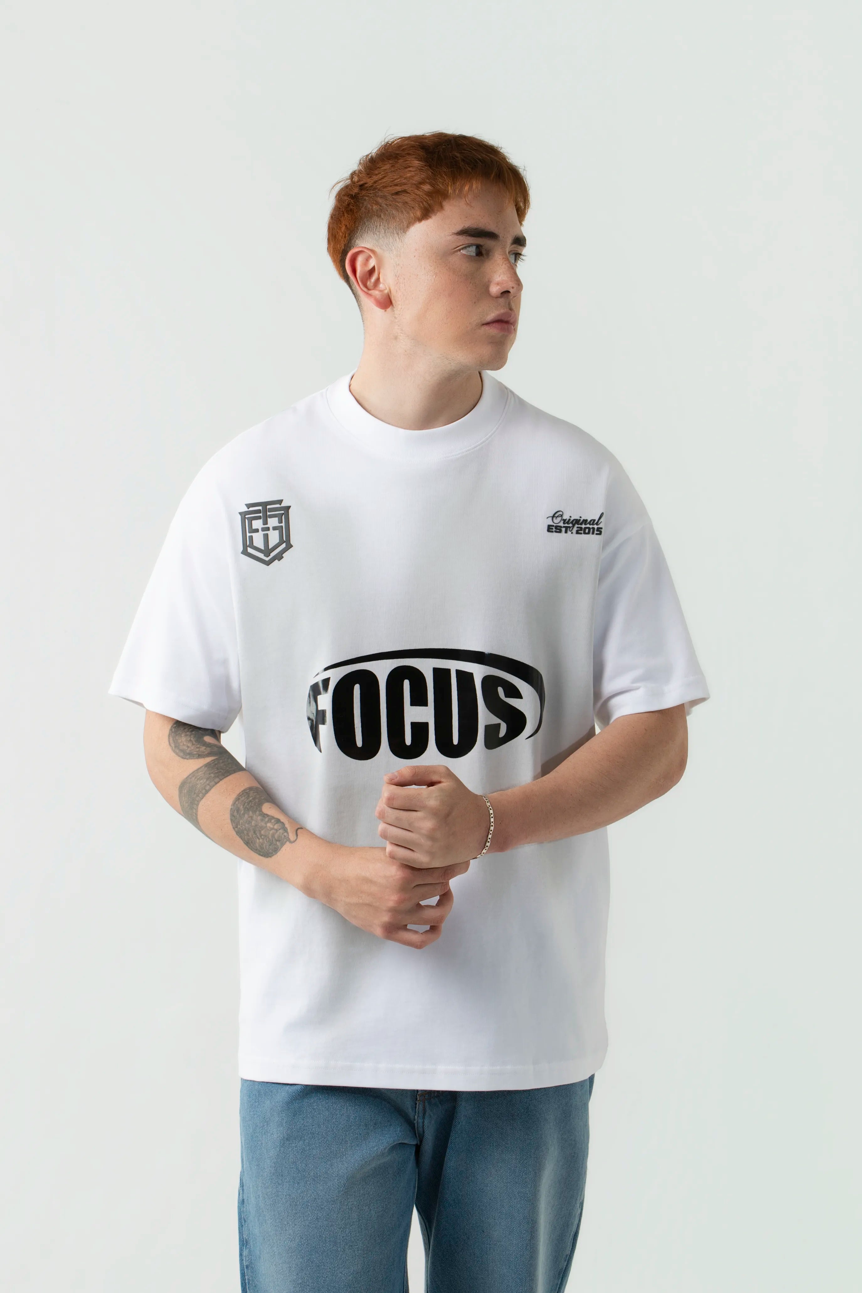 CAMISETA MANGA CORTA COLOR BLANCO BLANCO