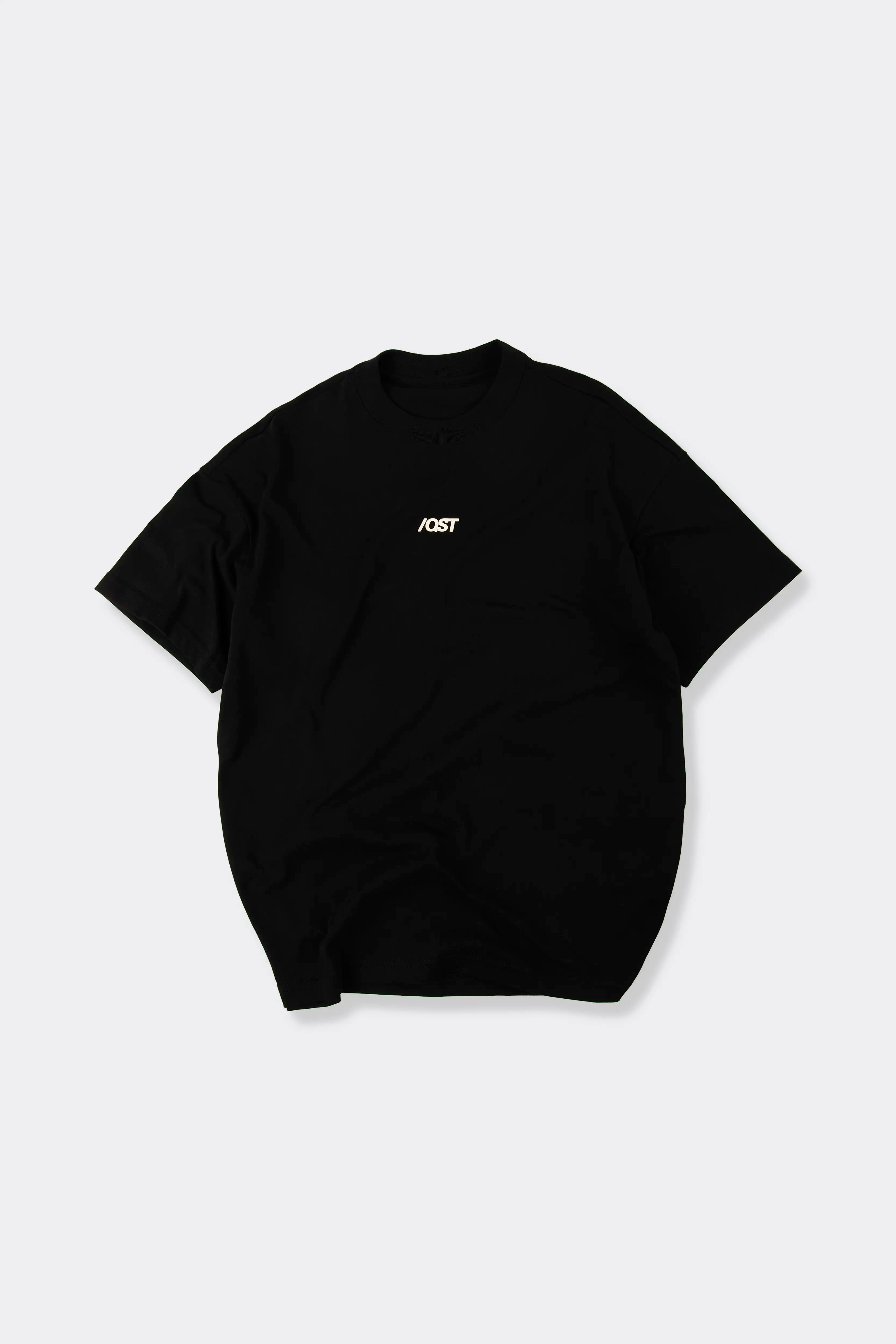 CAMISETA MANGA CORTA COLOR NEGRO