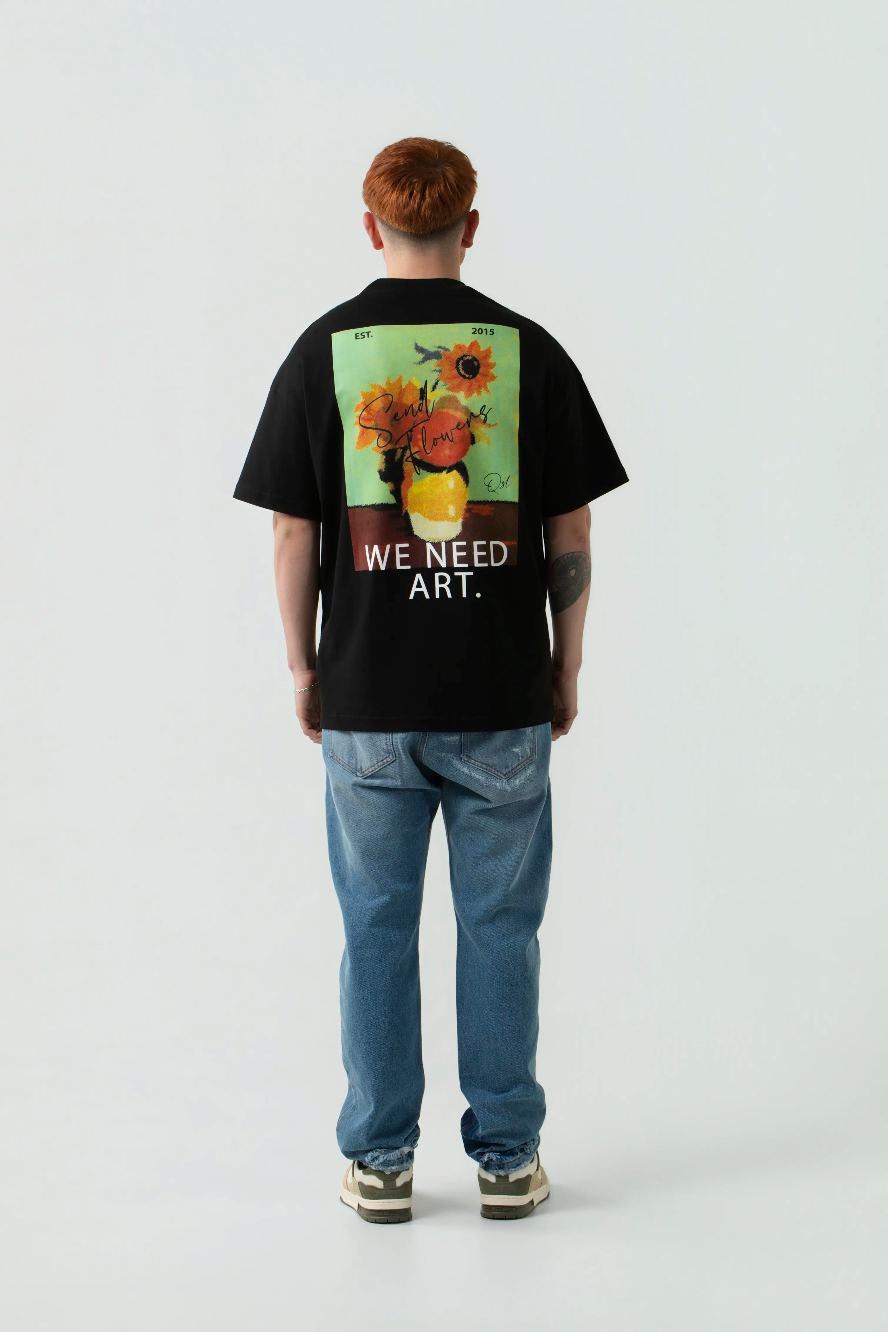 CAMISETA MANGA CORTA COLOR NEGRO