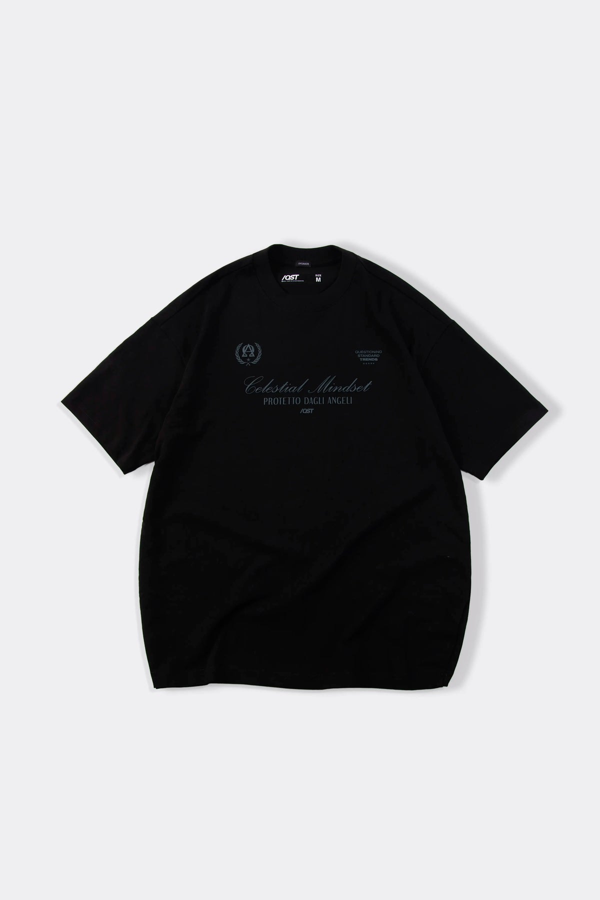 CAMISETA MANGA CORTA COLOR NEGRO