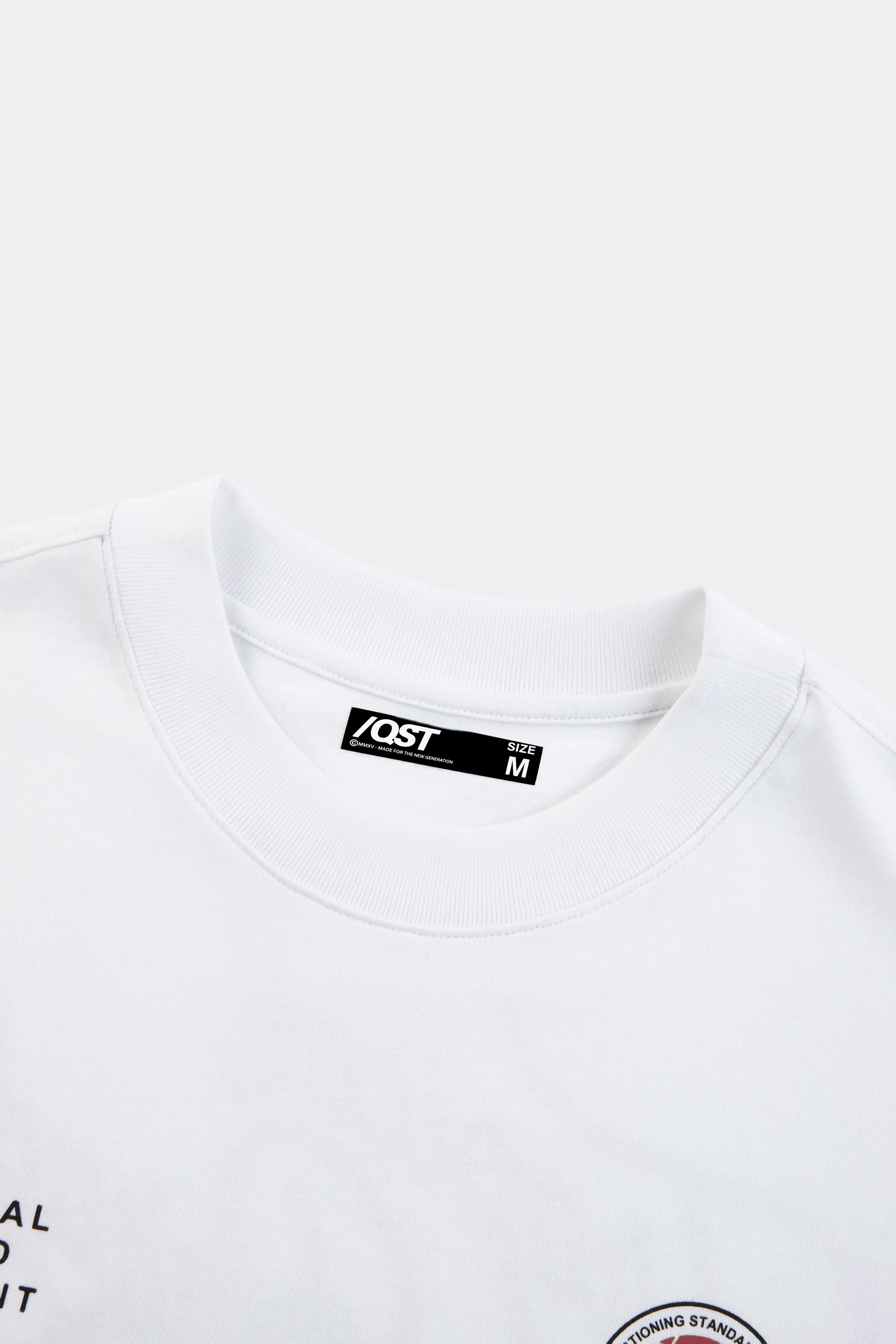CAMISETA MANGA SISA COLOR BLANCO