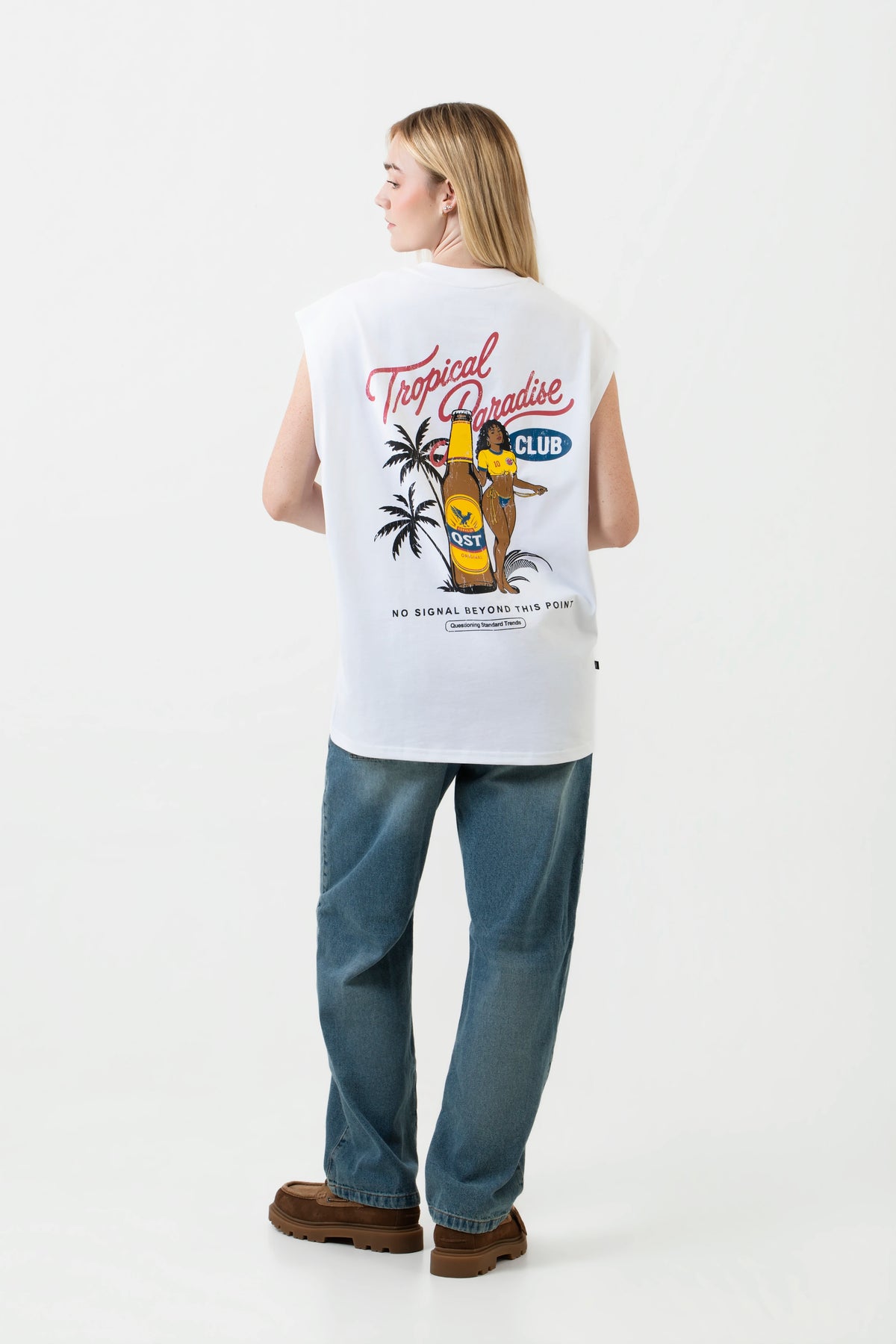 CAMISETA MANGA SISA COLOR BLANCO