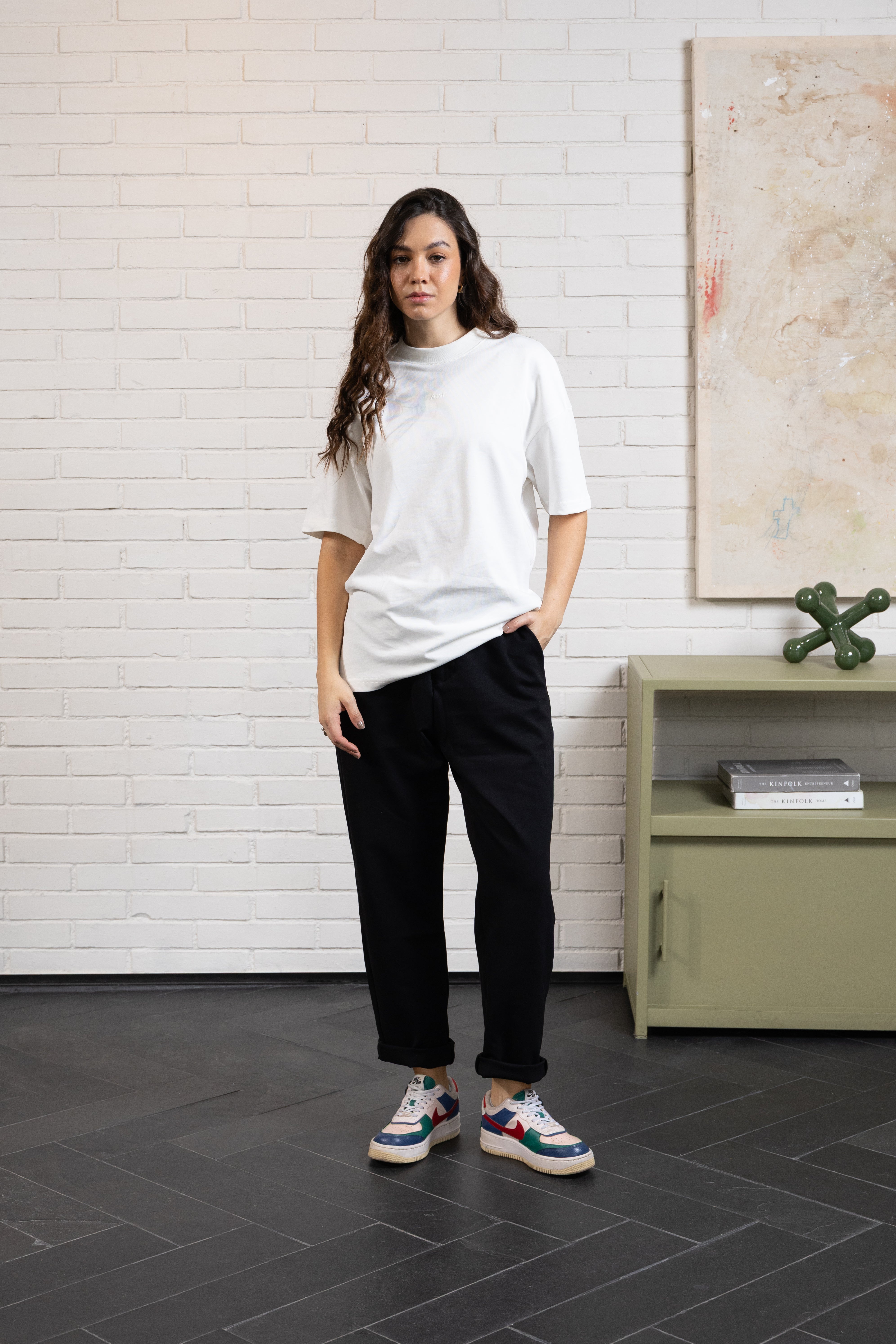 CAMISETA MANGA CORTA COLOR IVORY