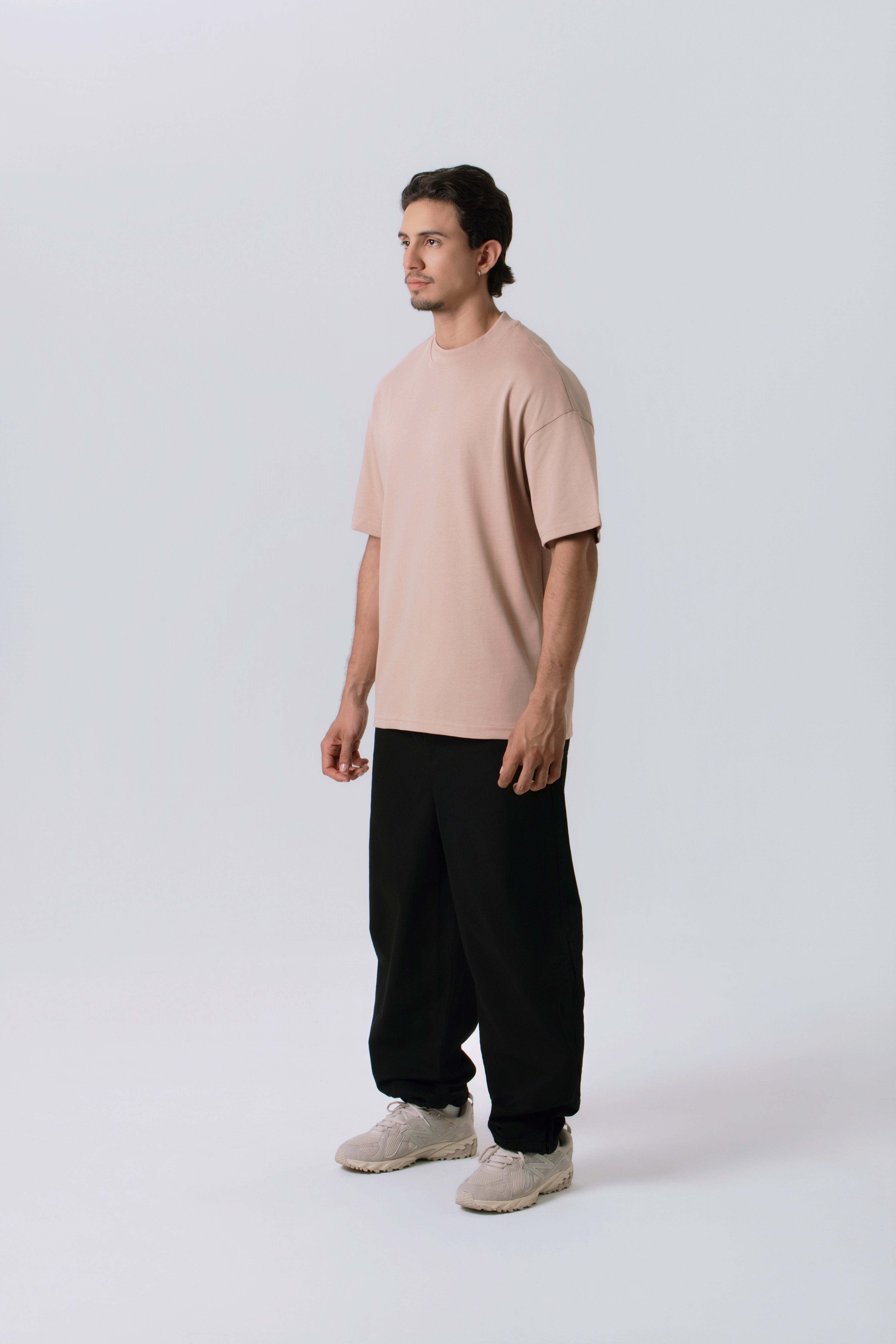 CAMISETA MANGA CORTA COLOR WARM TAUPE