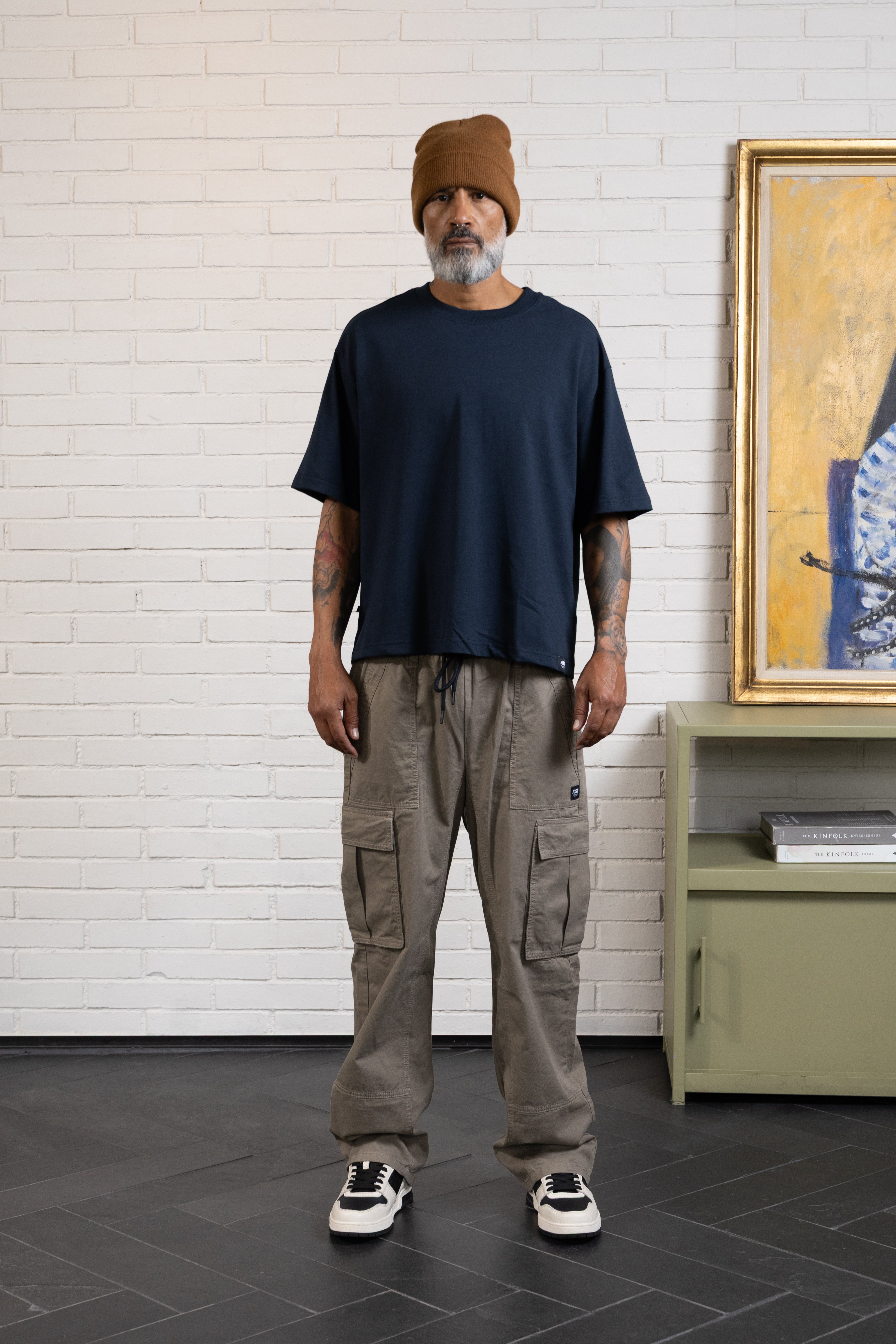 CAMISETA MANGA CORTA COLOR AZUL OSCURO