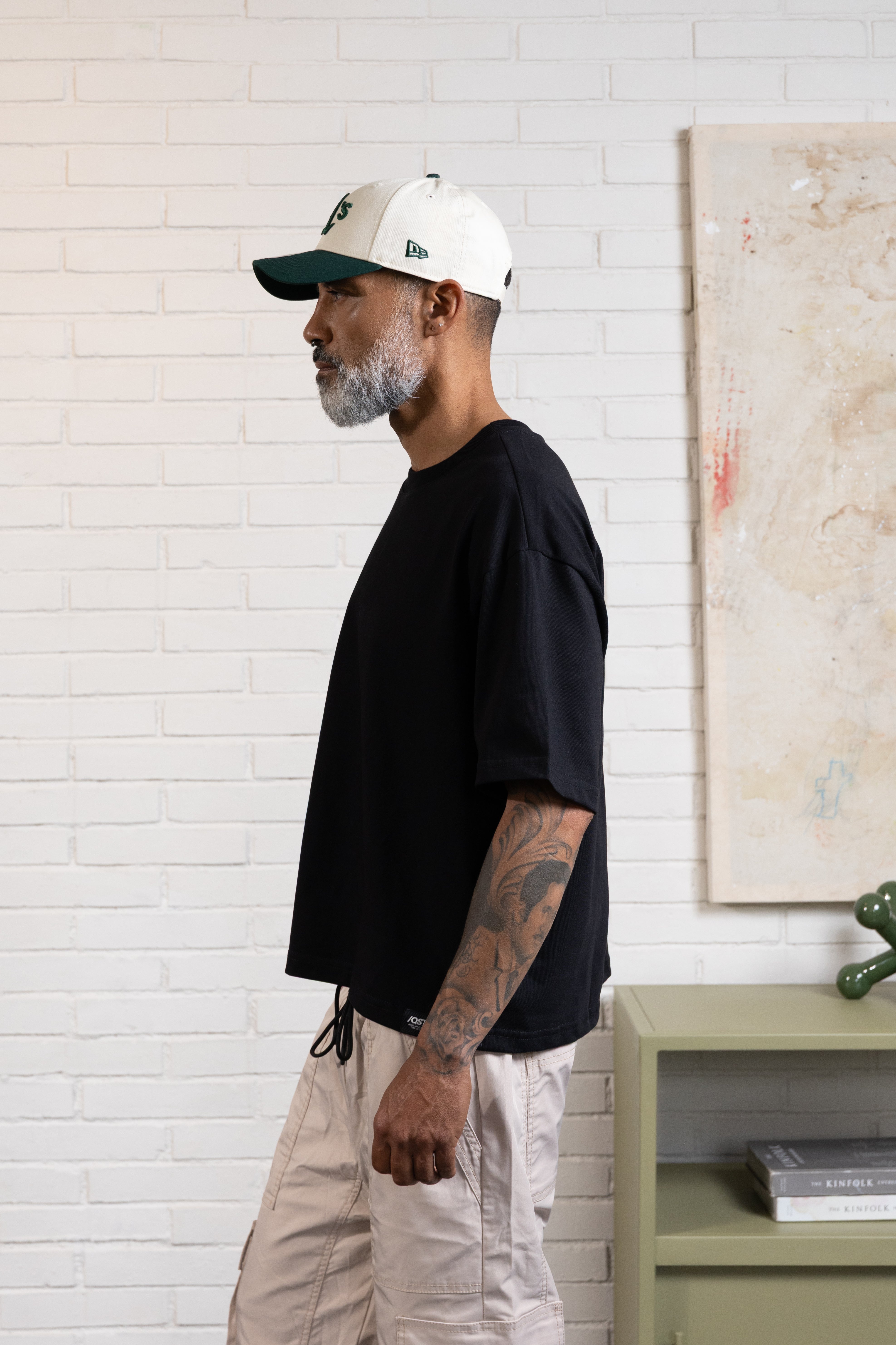 CAMISETA MANGA CORTA COLOR NEGRO