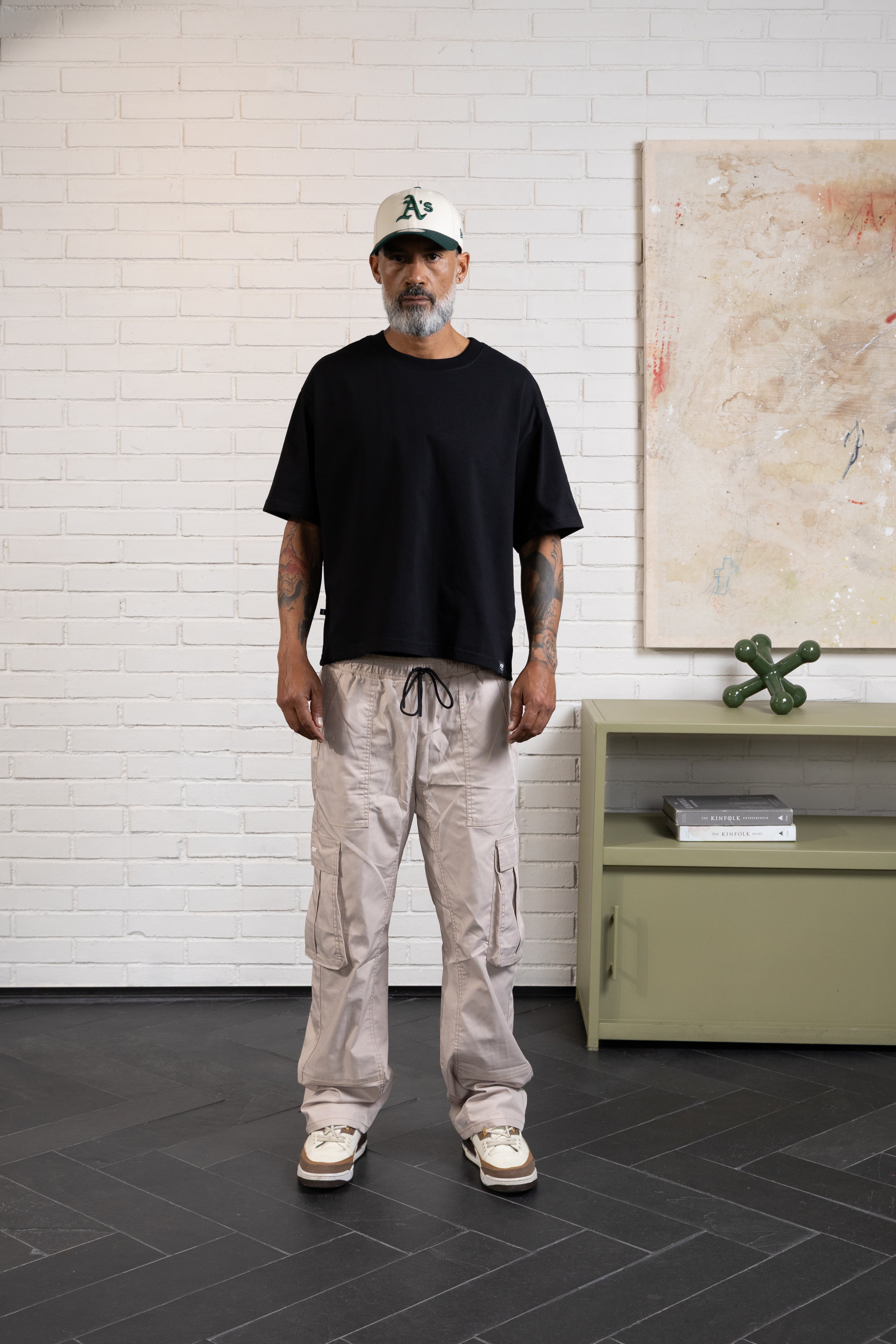 CAMISETA MANGA CORTA COLOR NEGRO