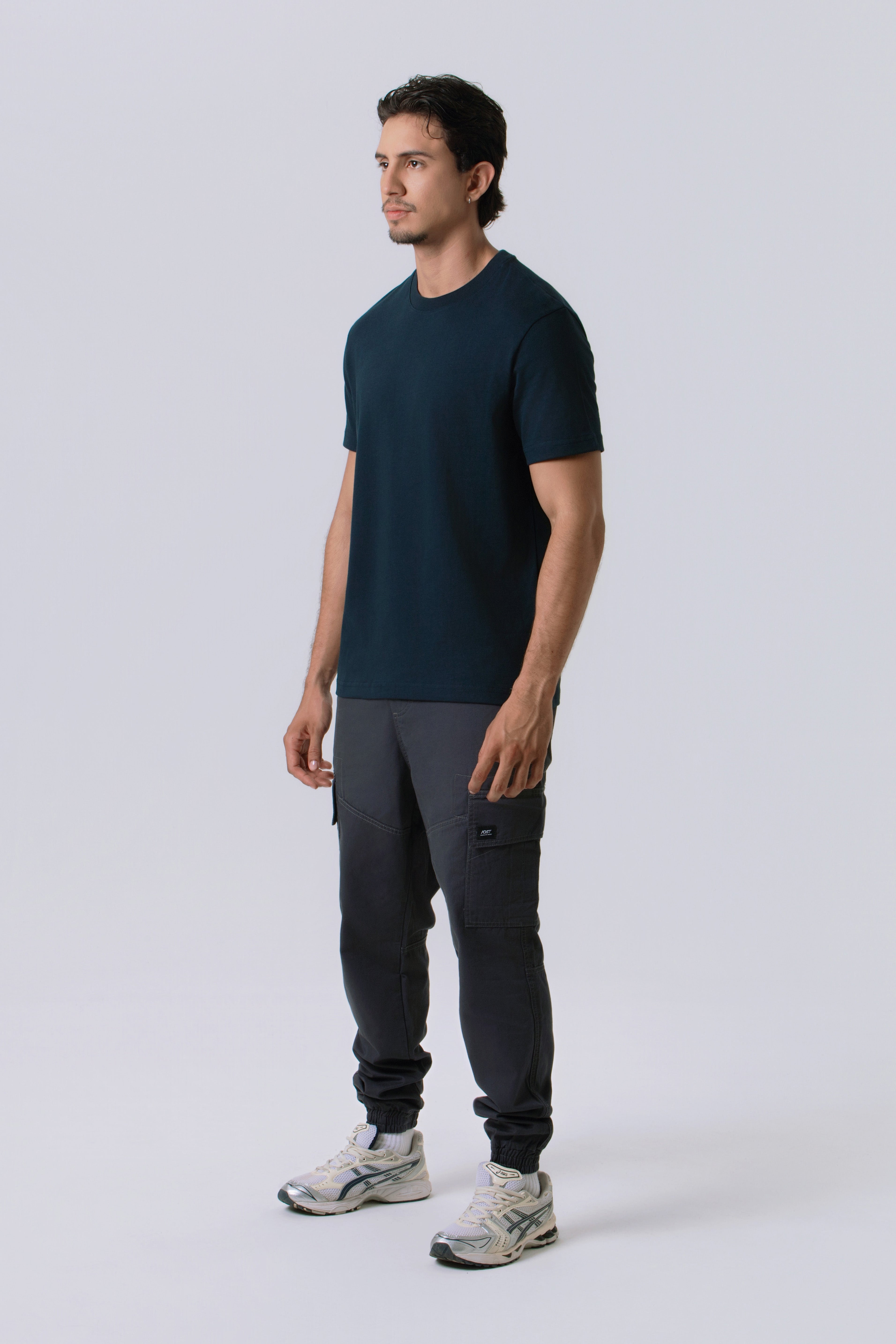 CAMISETA MANGA CORTA COLOR AZUL OSCURO