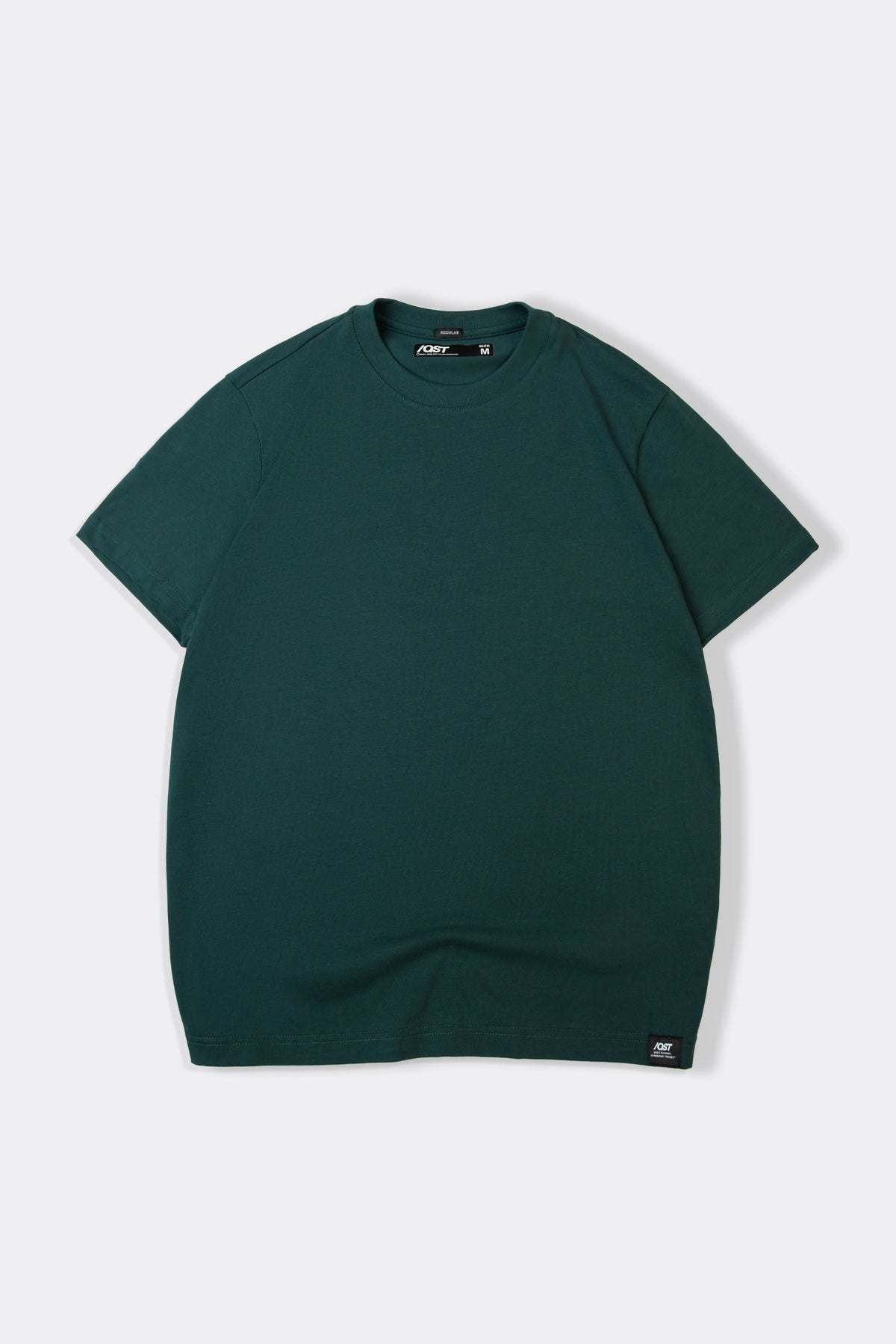 CAMISETA MANGA CORTA COLOR VERDE BOTELLA