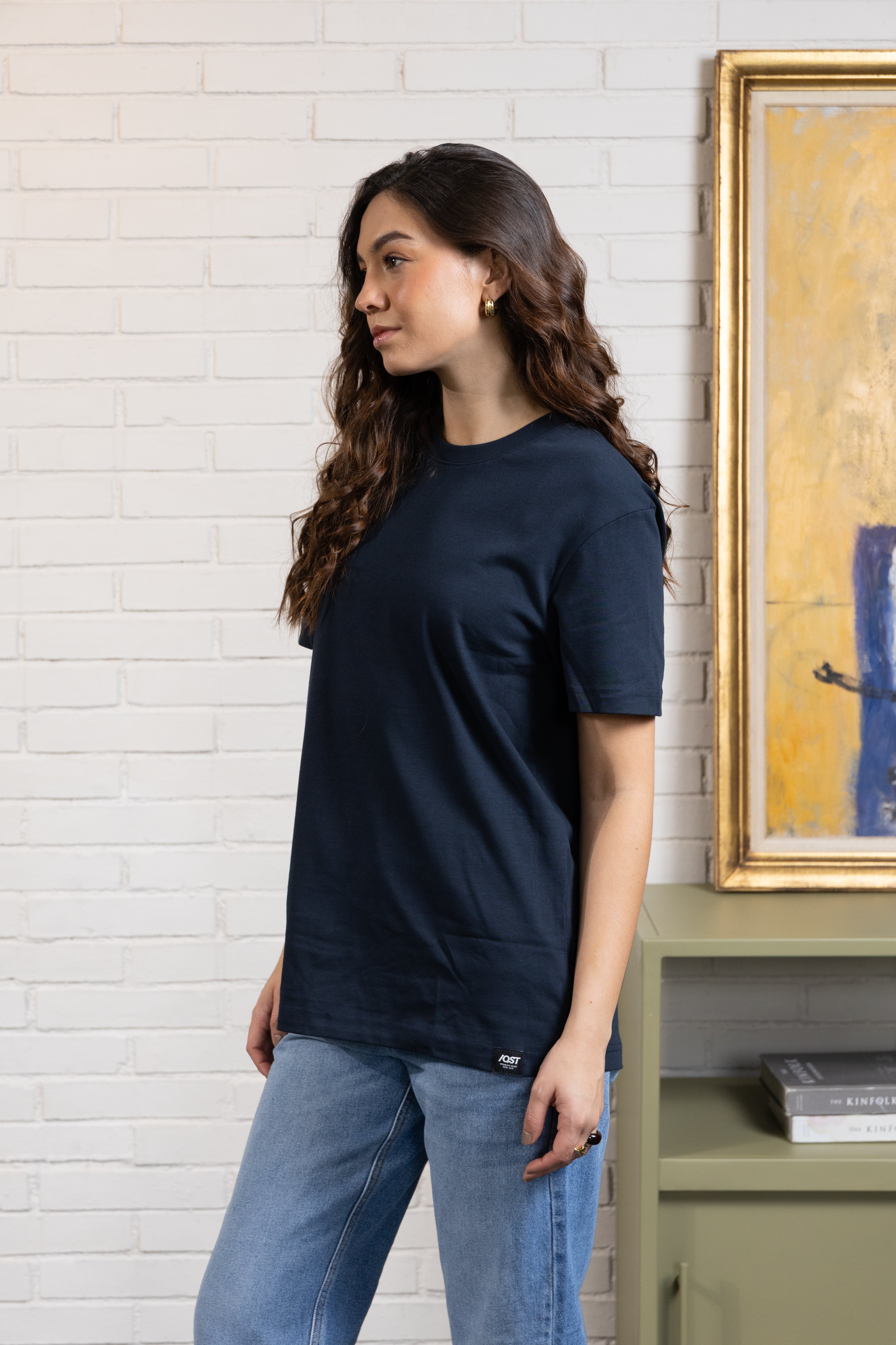 CAMISETA MANGA CORTA COLOR IVORY
