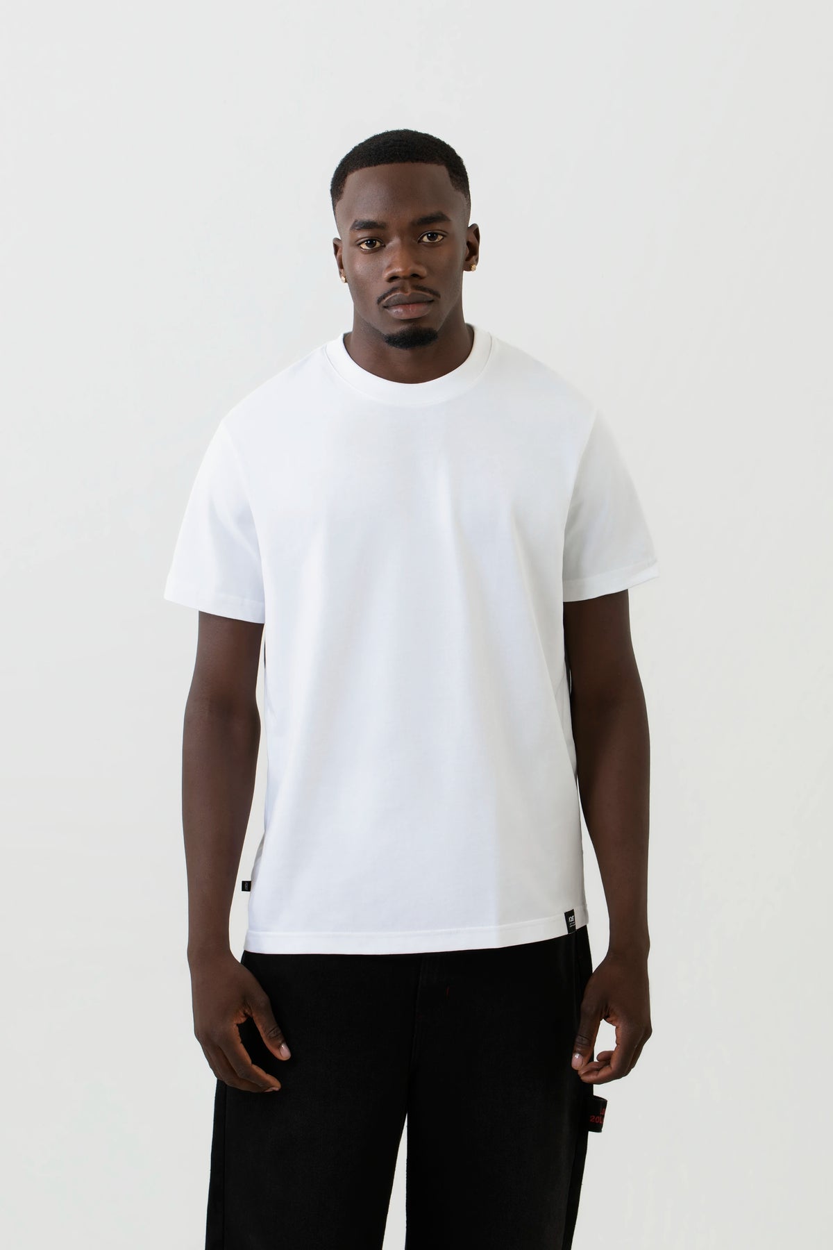 CAMISETA MANGA CORTA COLOR BLANCO