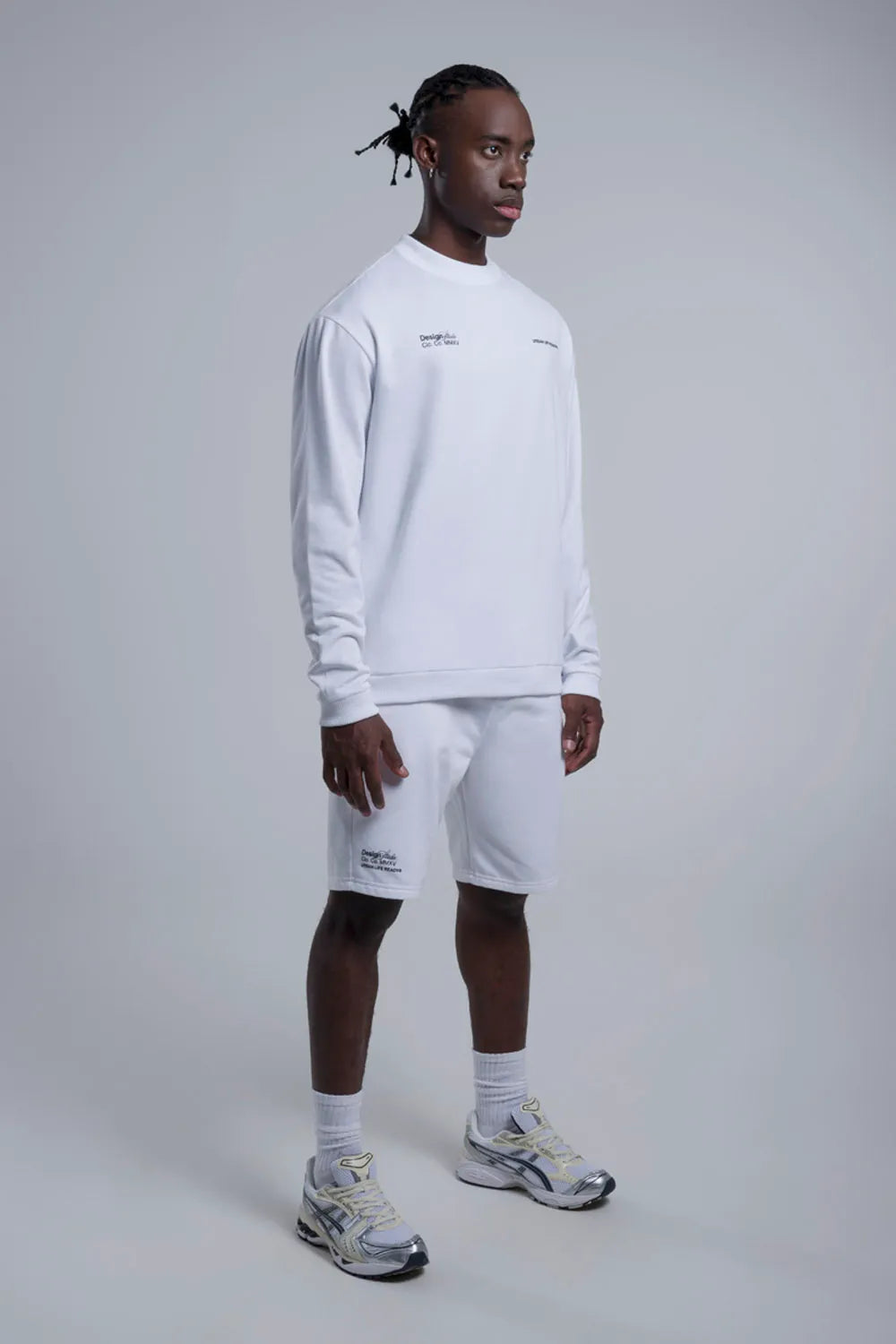 CREWNECK OVERSIZE ESENCIAL WHITE - QST