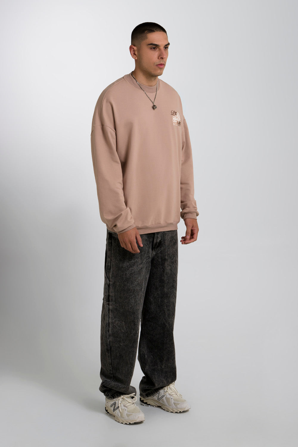 BUZO CERRADO COLOR WARM TAUPE - QST
