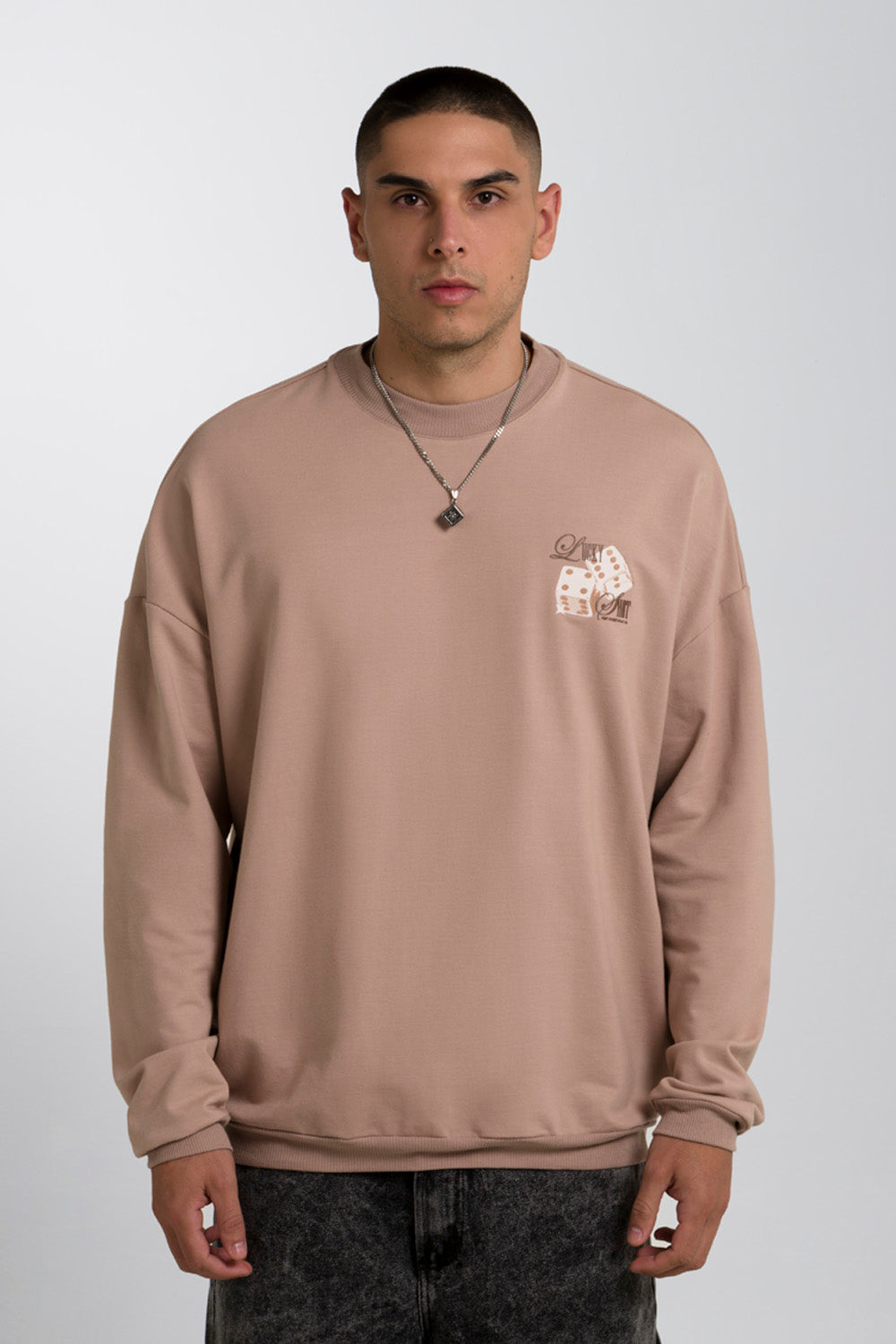 BUZO CERRADO COLOR WARM TAUPE - QST