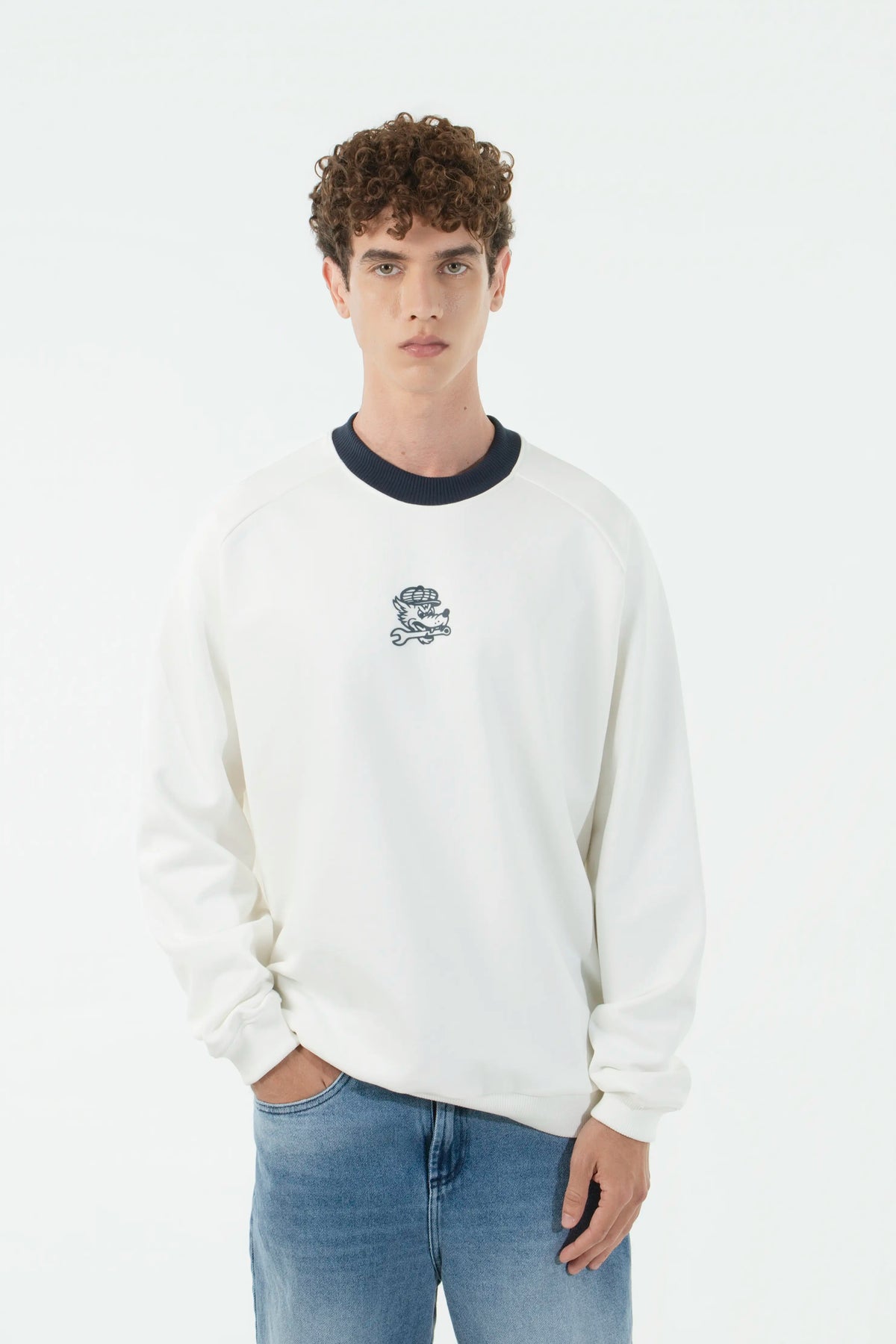 BUZO CERRADO COLOR IVORY