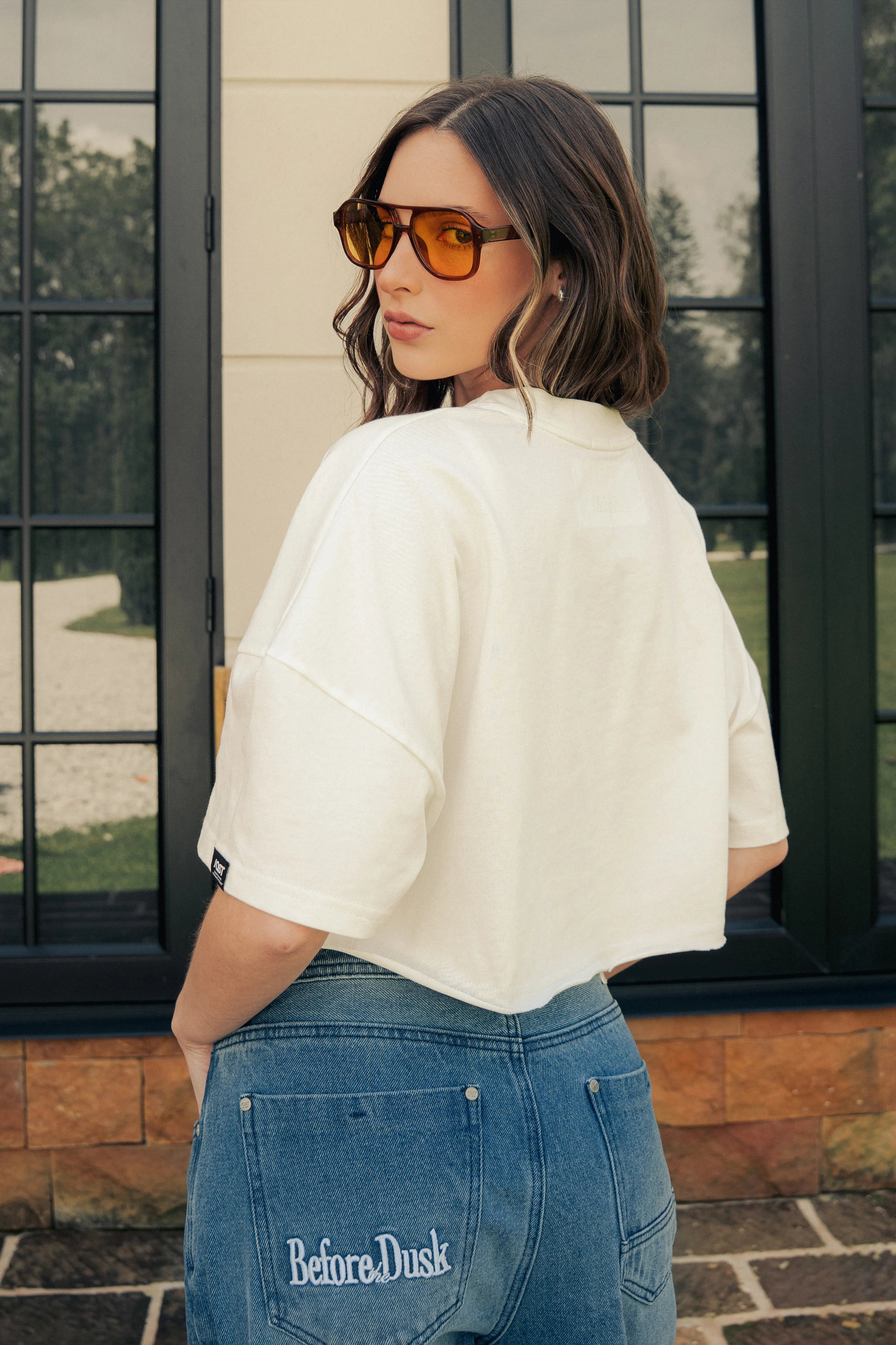 CAMISETA MANGA CORTA COLOR IVORY - QST