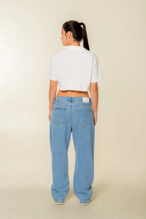 CAMISETA MANGA CORTA COLOR BLANCO OPTICO