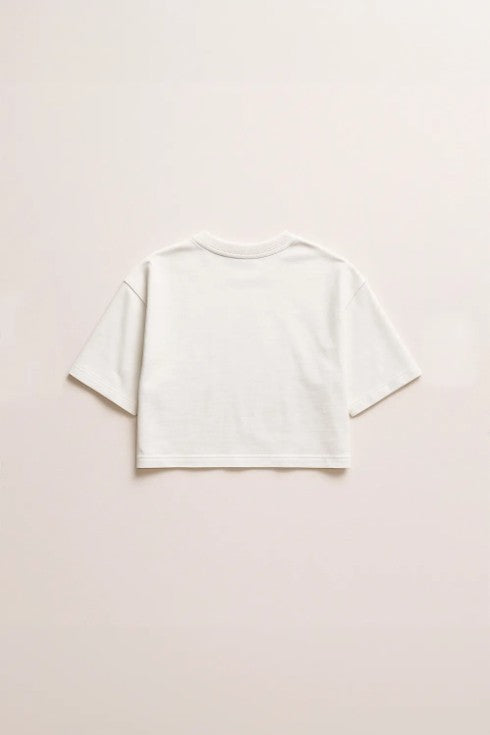 CAMISETA MANGA CORTA COLOR BLANCO OPTICO