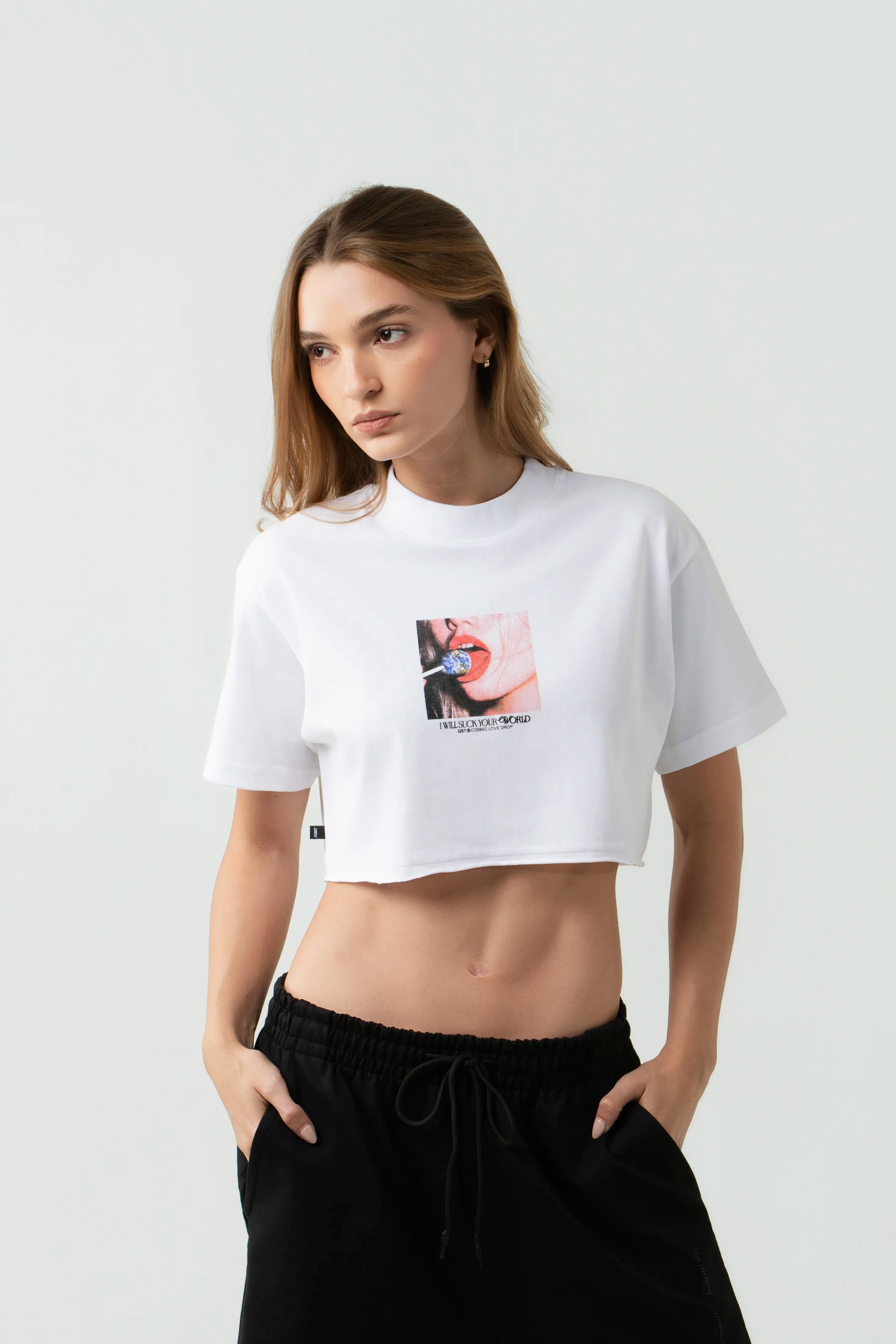 CAMISETA MANGA CORTA COLOR BLANCO OPTICO