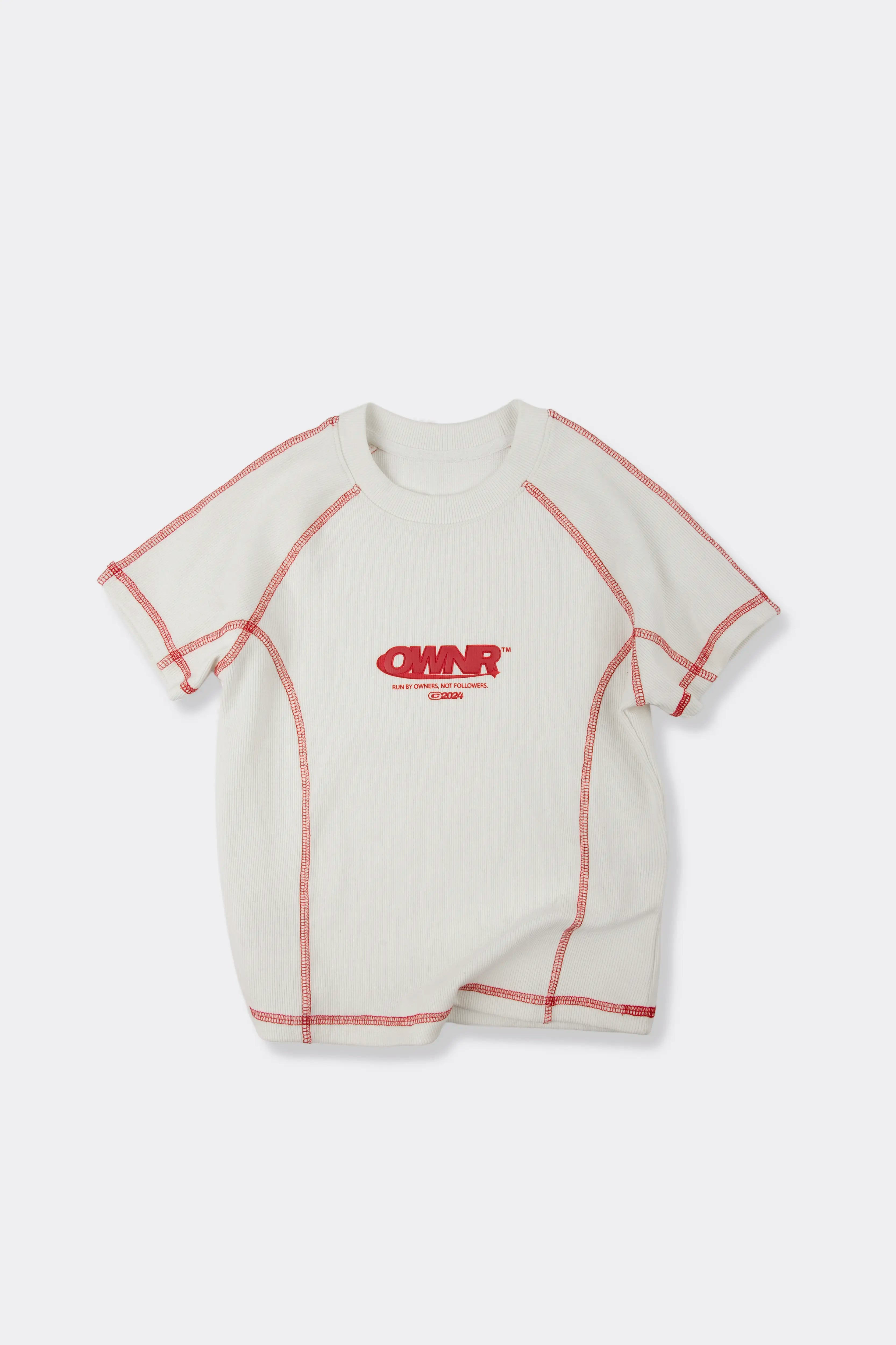 CAMISETA MANGA CORTA COLOR IVORY