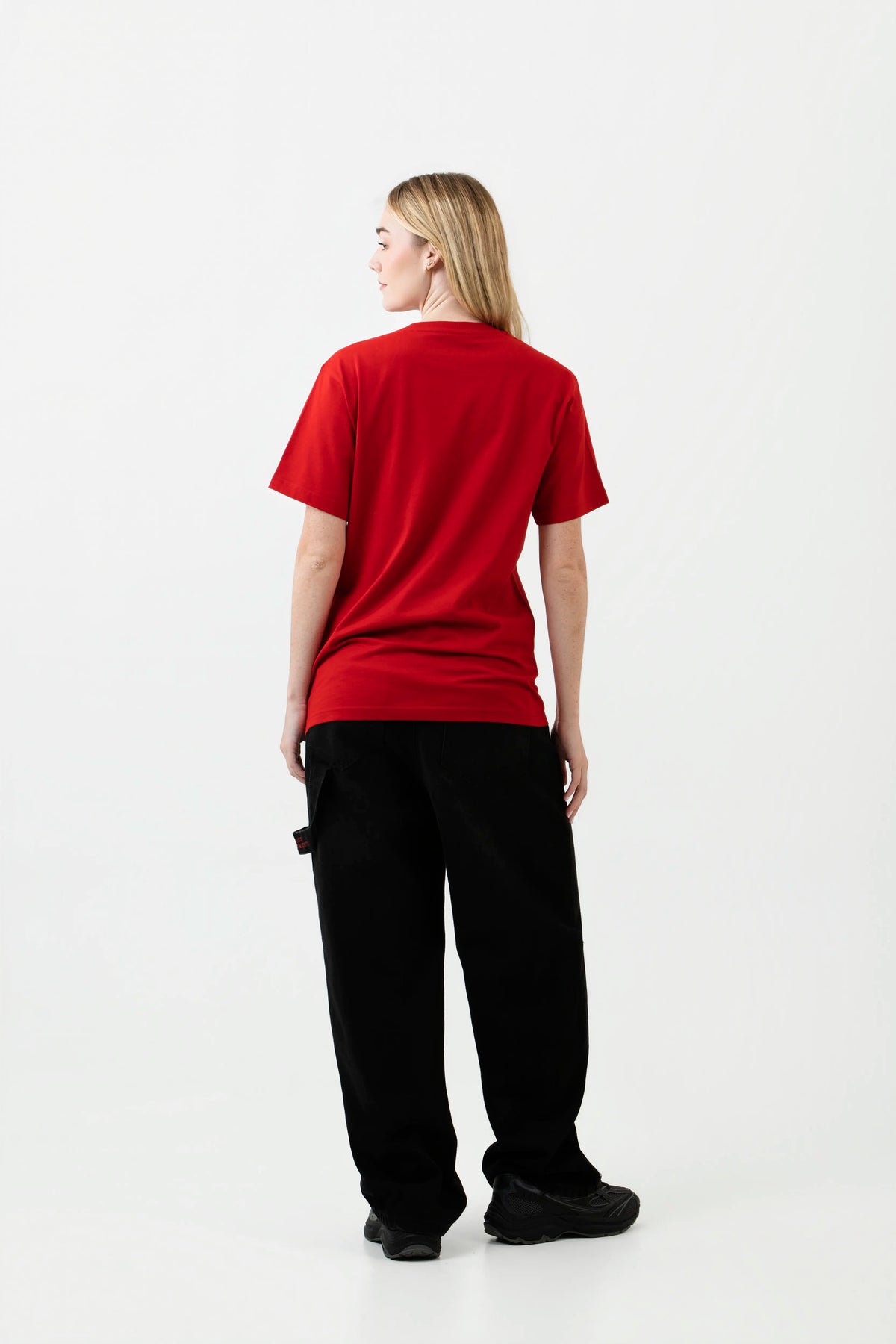 CAMISETA MANGA CORTA COLOR ROJO