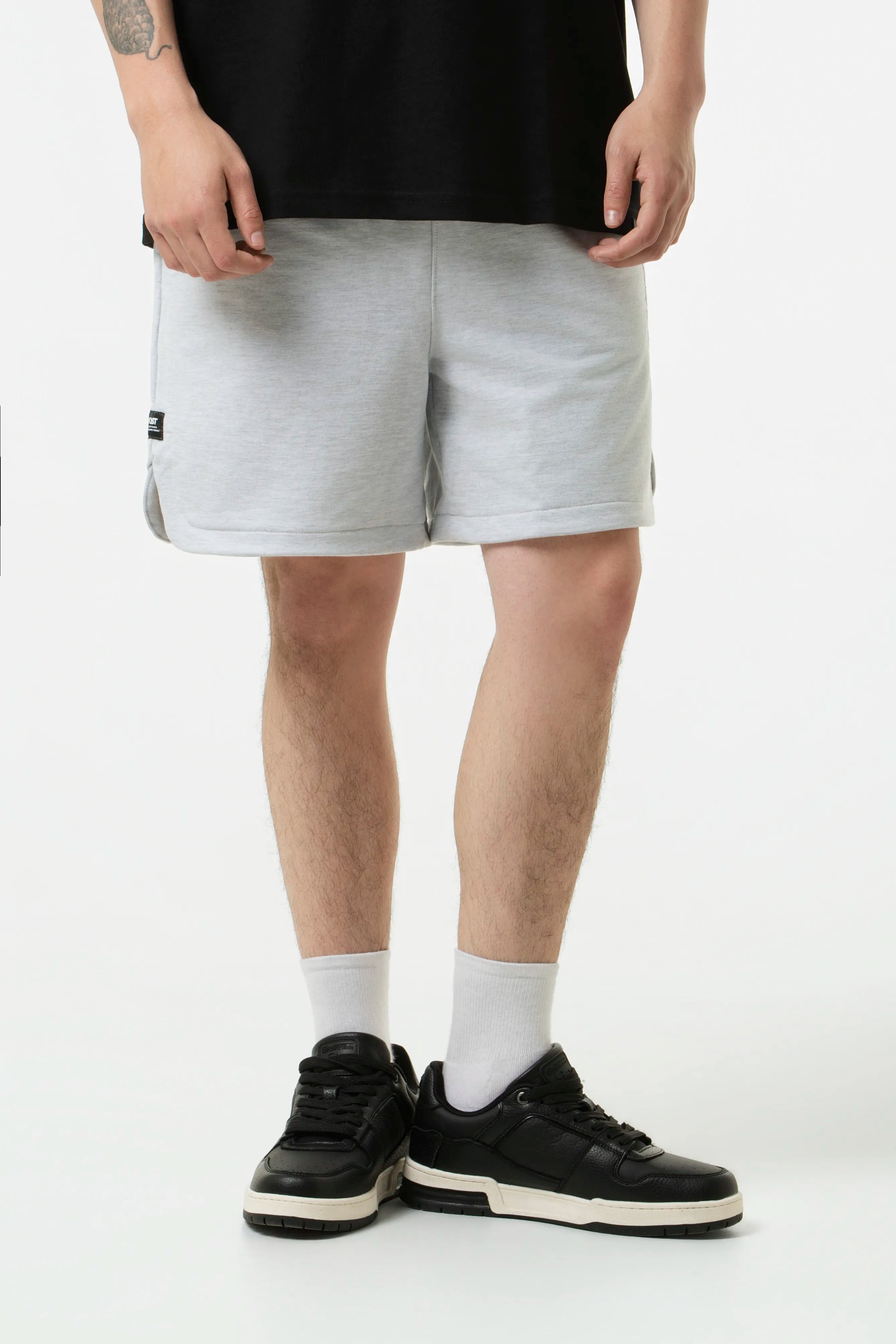 BERMUDA JOGG COLOR GRIS JASPE CLARO
