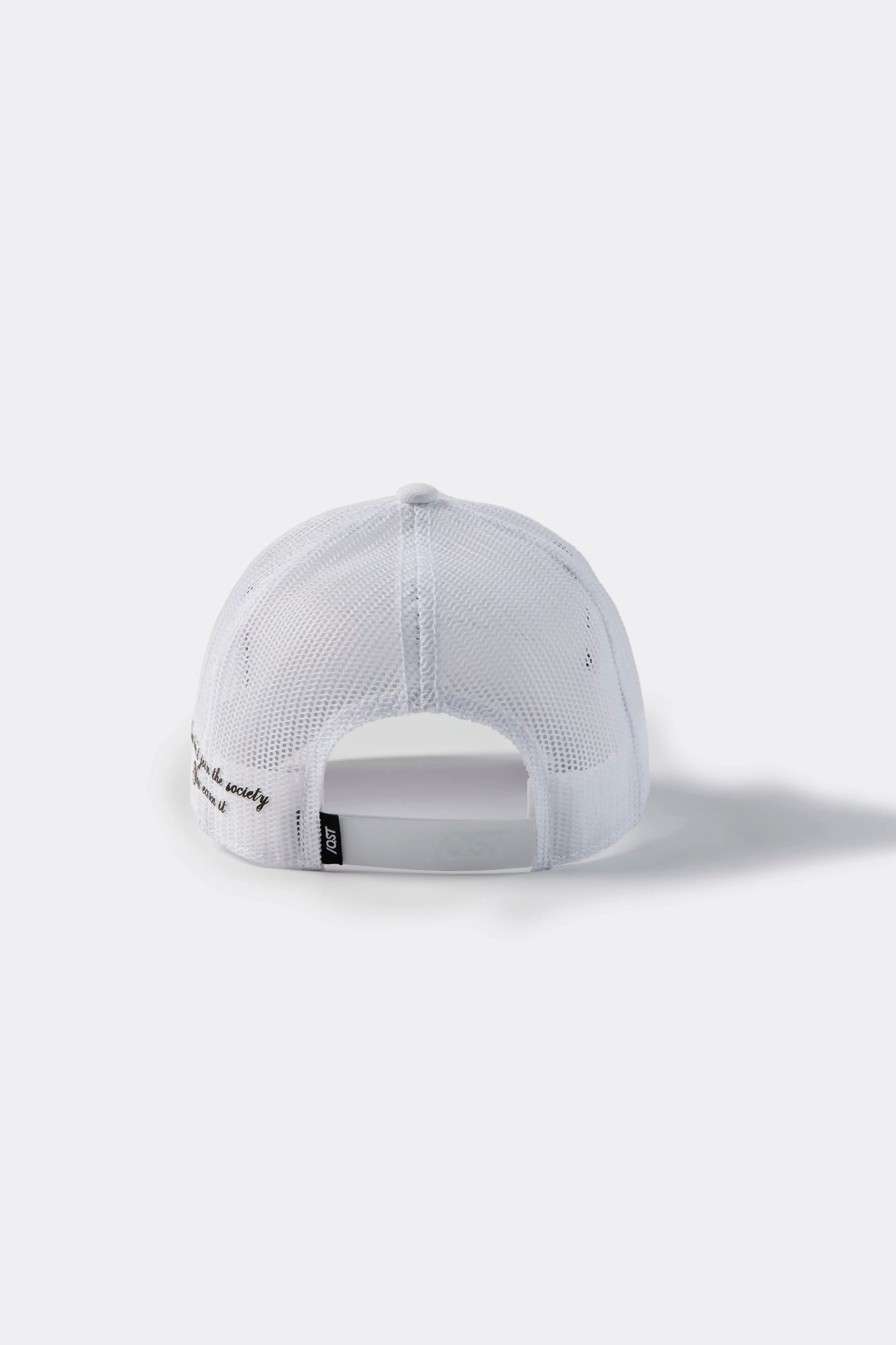GORRA CAMIONERA COLOR IVORY