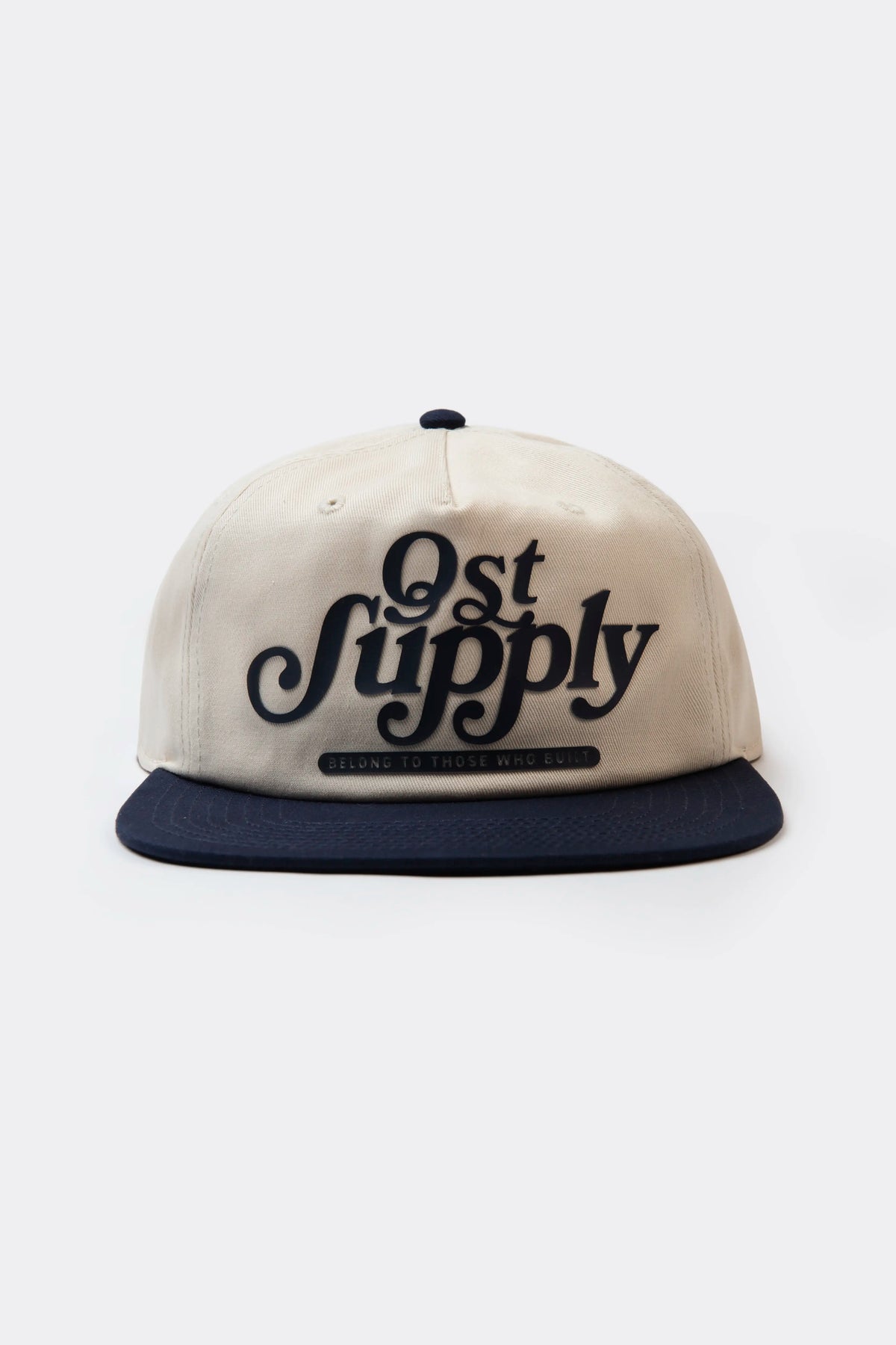 GORRA PLANA COLOR IVORY