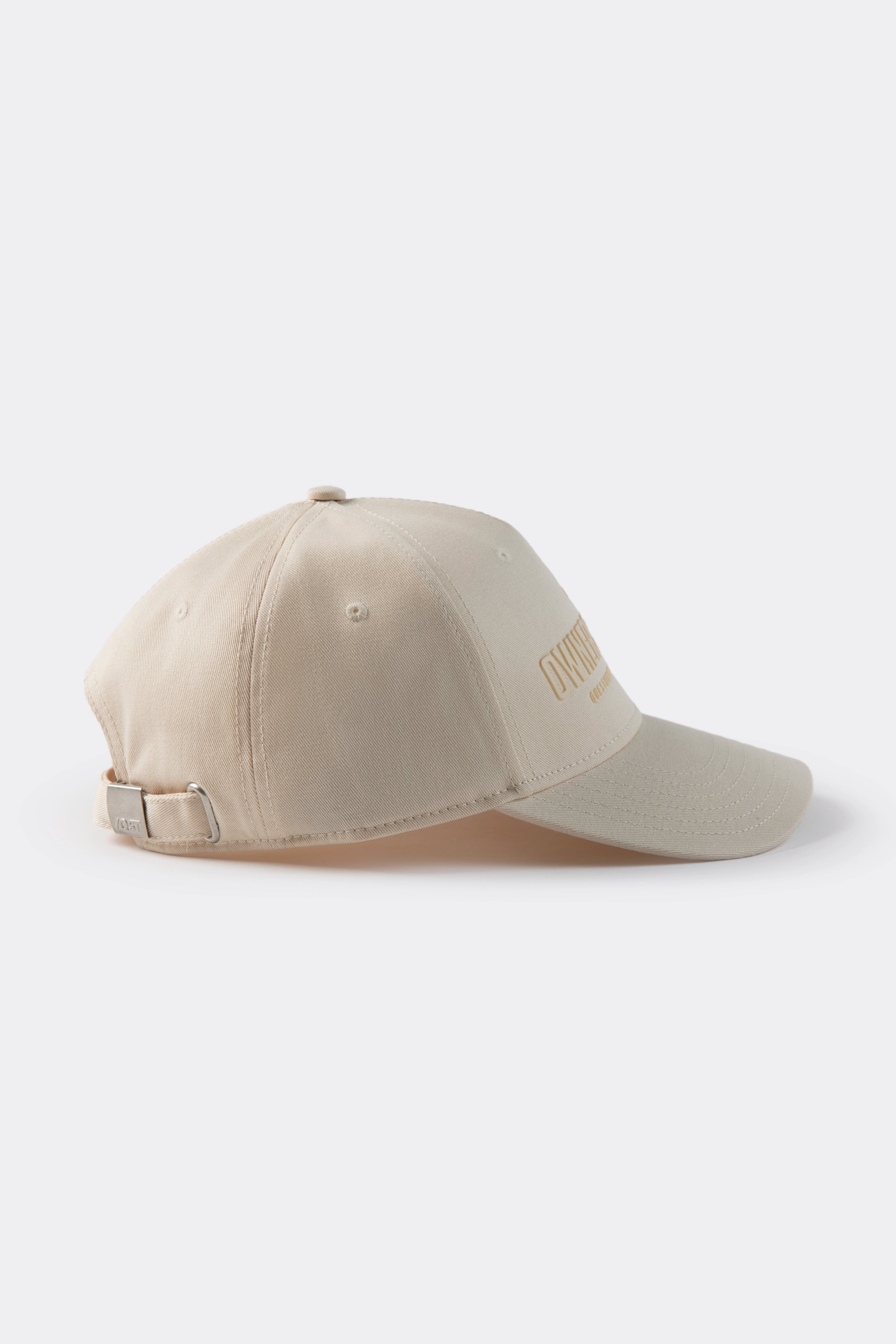 GORRA BEISBOLERA COLOR IVORY