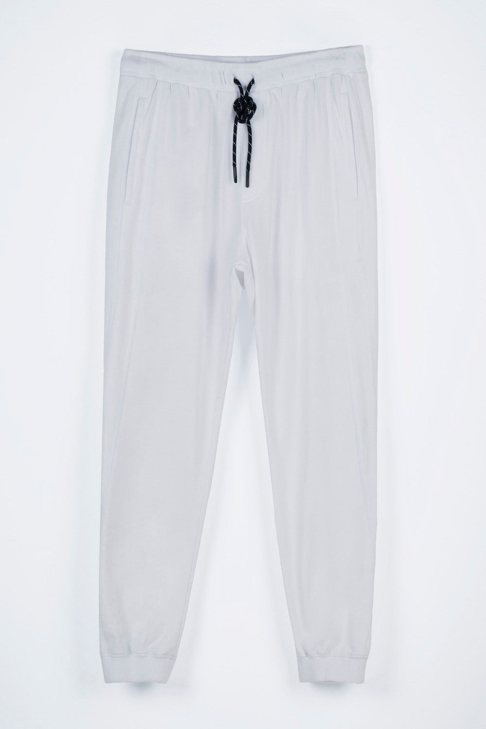 PANTALON JOGG COLOR BLANCO OPTICO