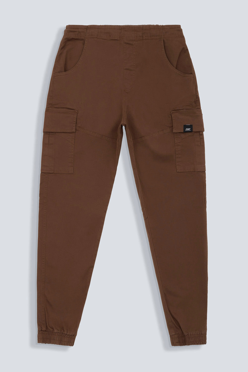 PANTALON CARGO COLOR CAFE