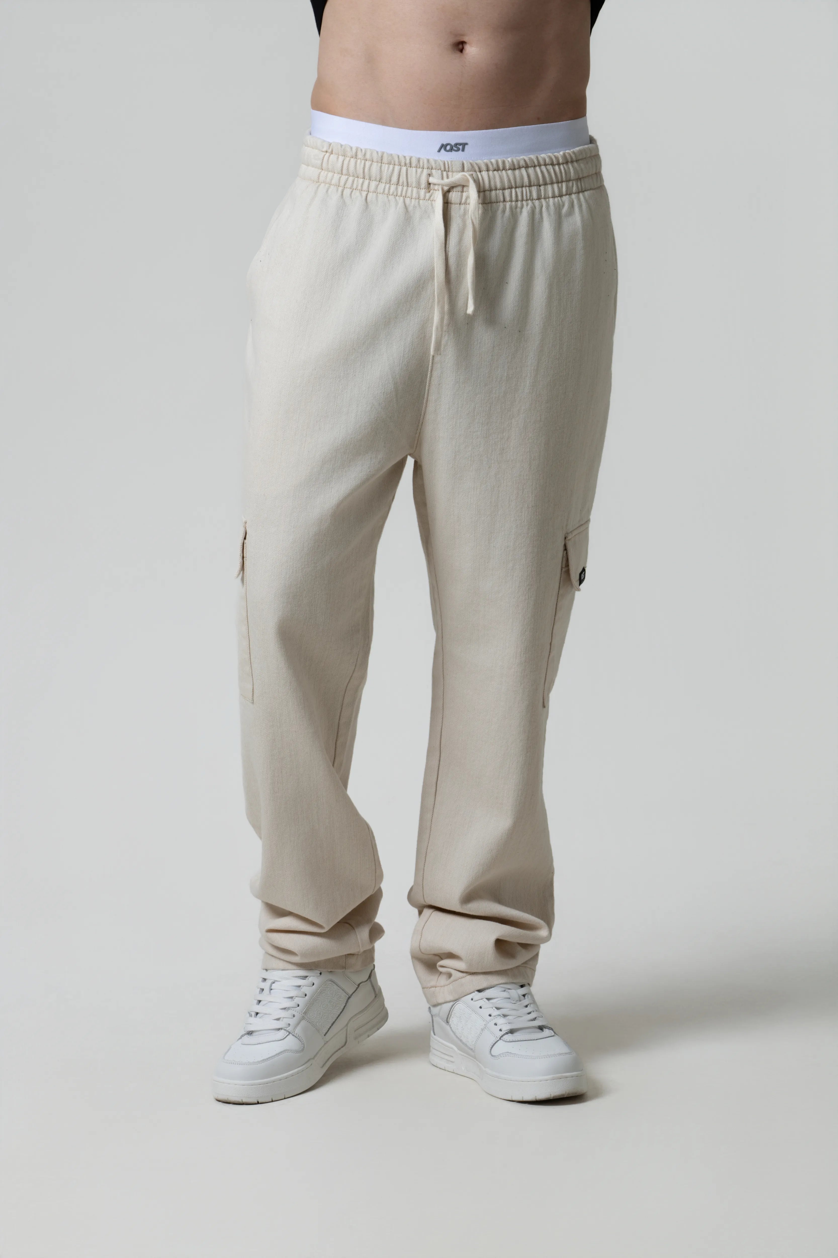 PANTALON CARGO COLOR CRUDO