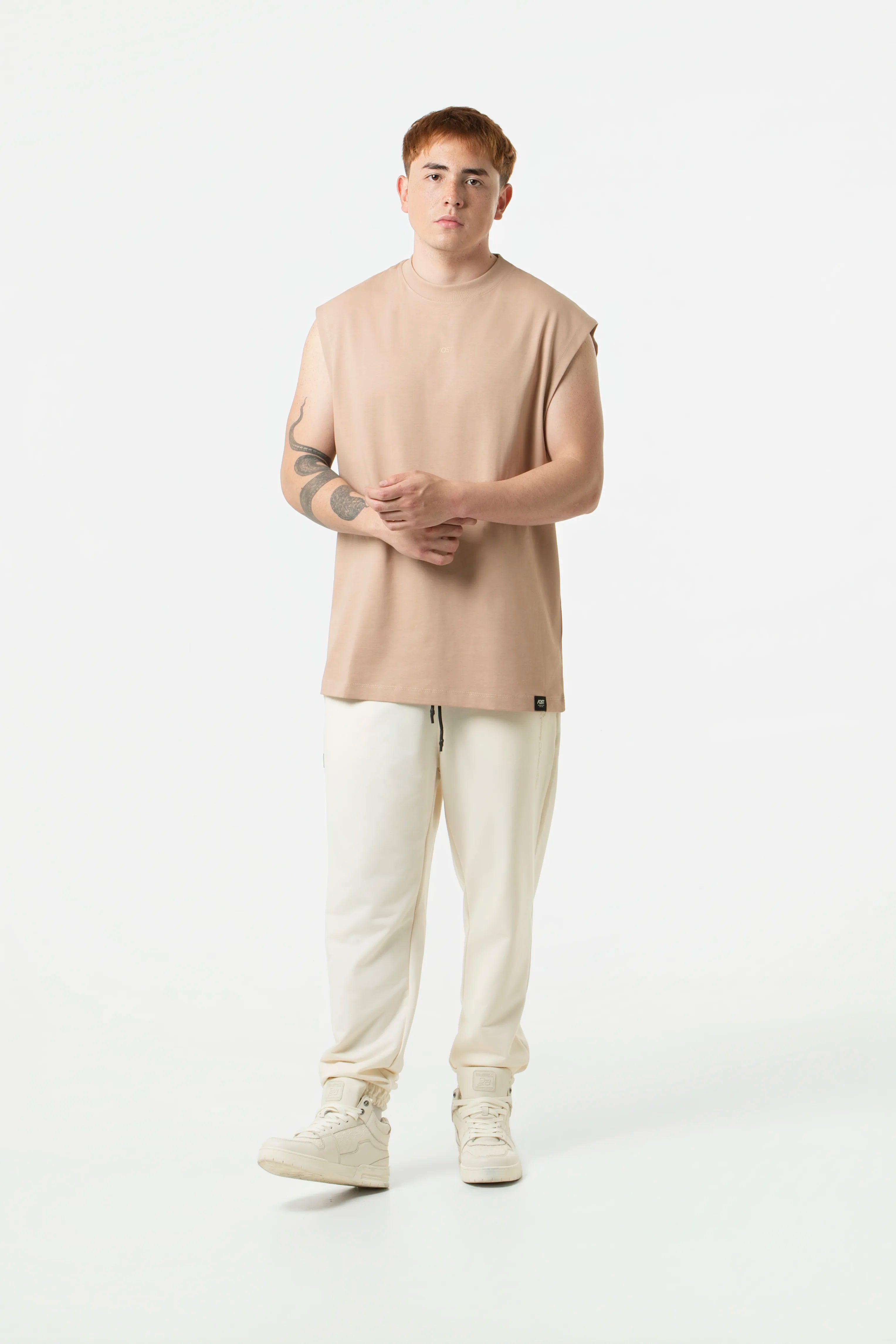 PANTALON JOGG COLOR IVORY