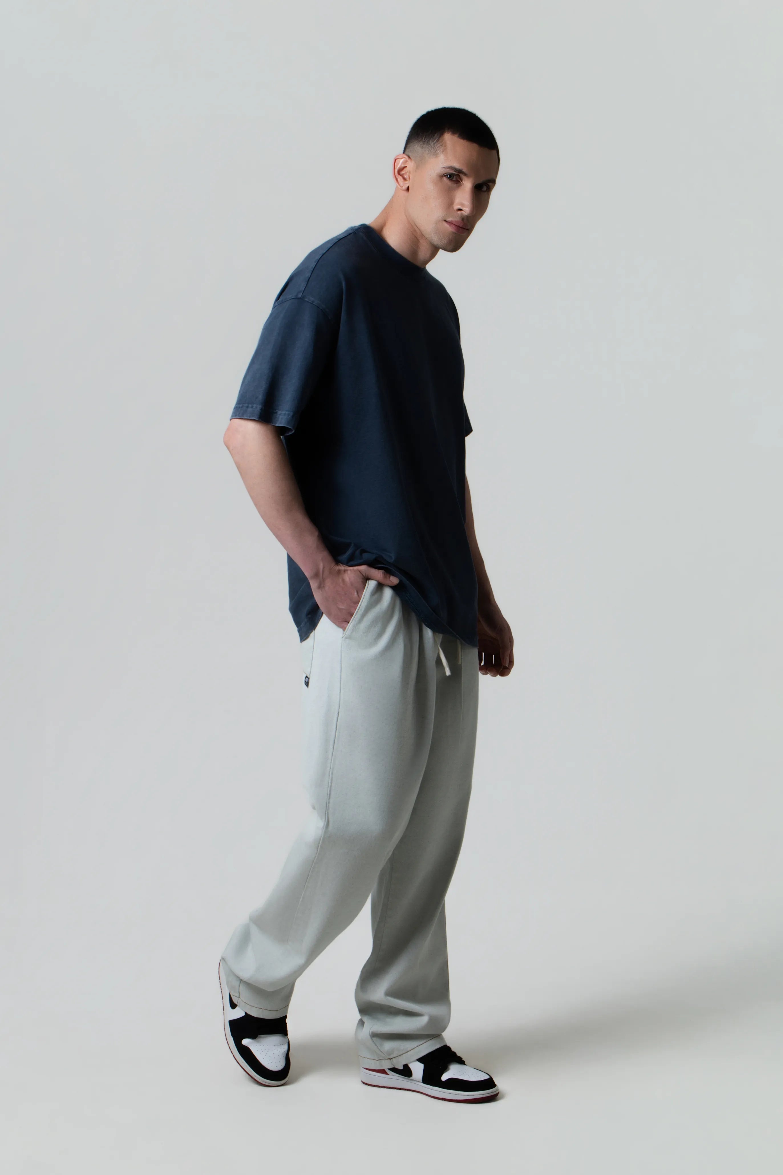 PANTALON JOGG COLOR AZUL CLARO