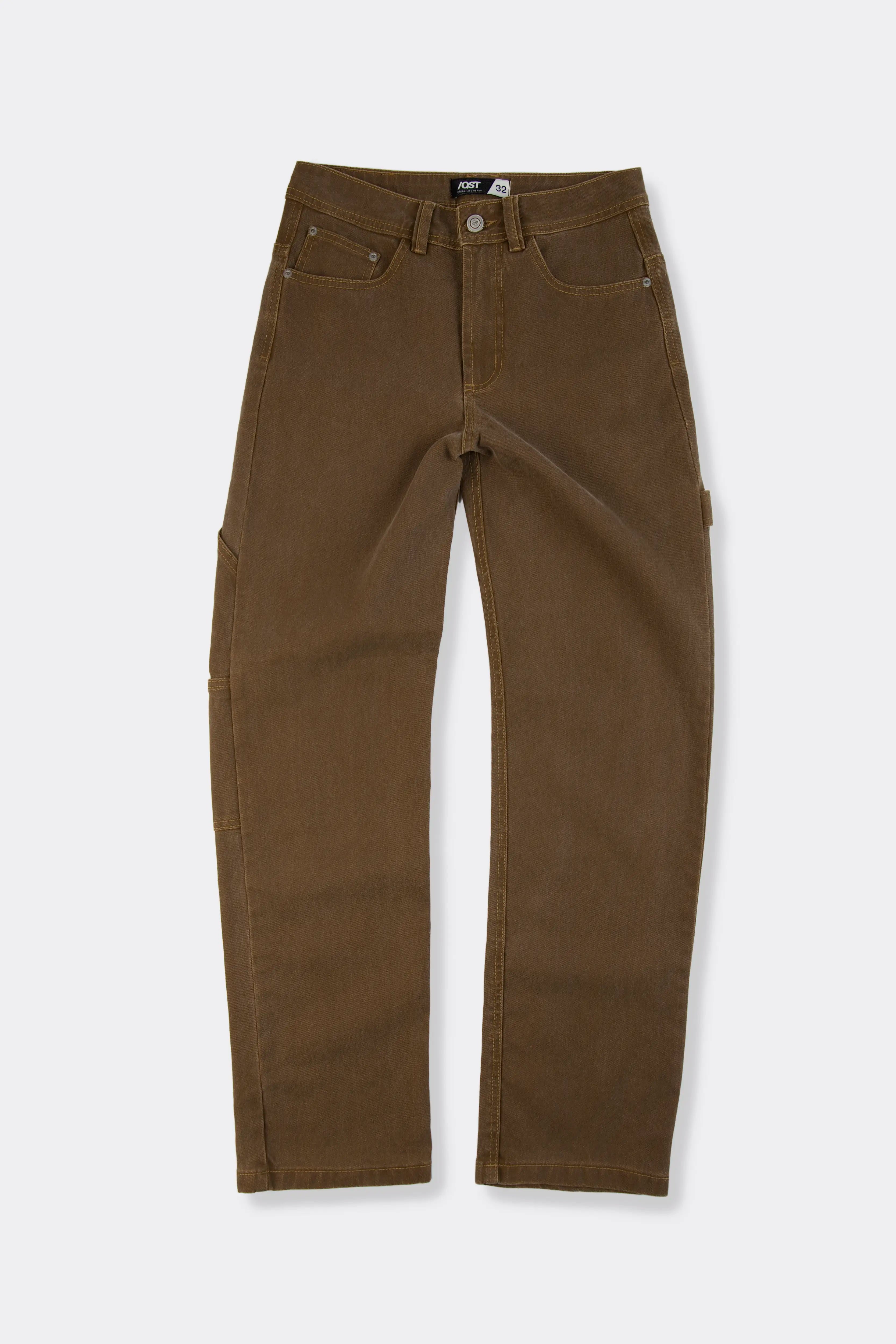 PANTALON CARGO COLOR CAFE