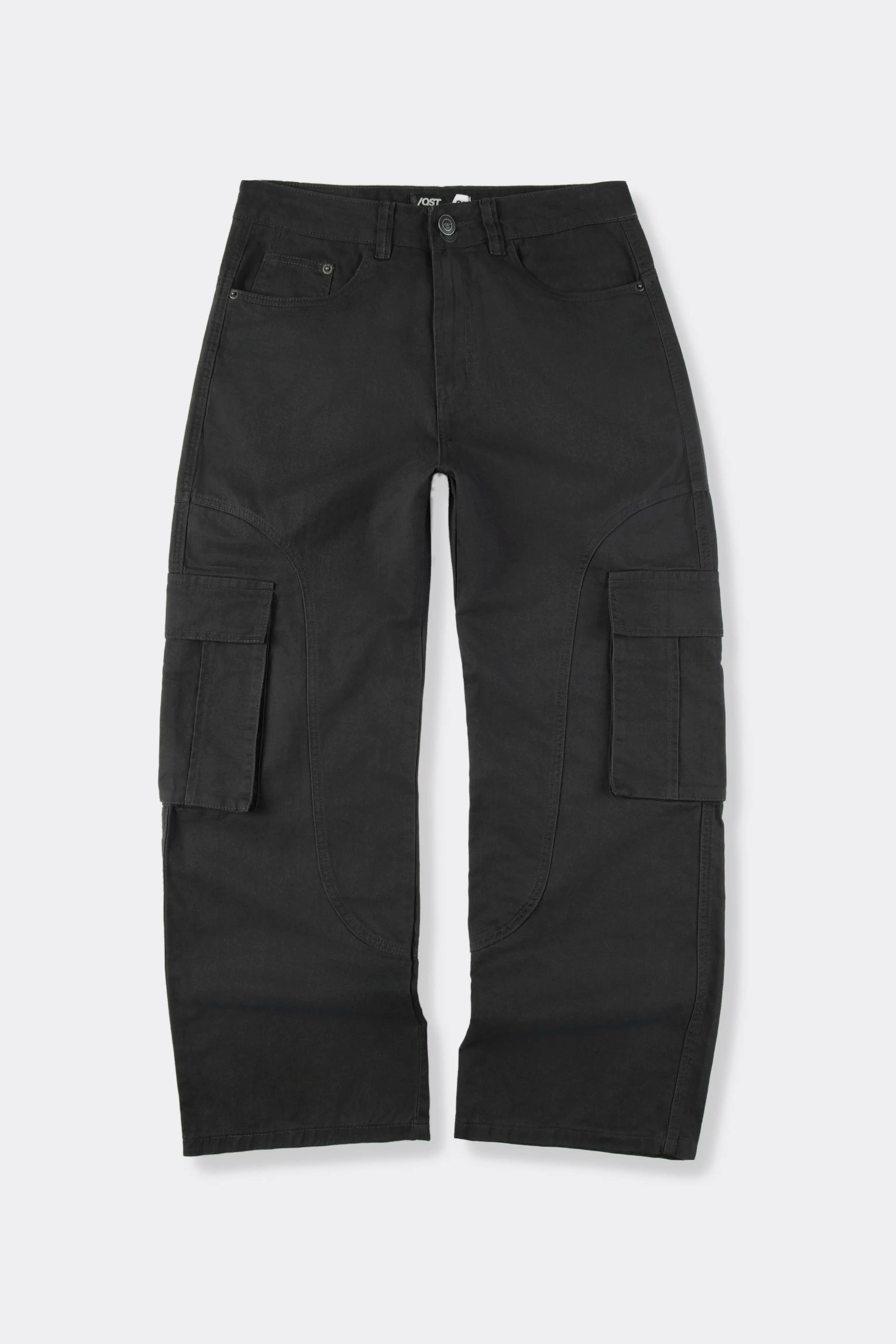 PANTALON CARGO COLOR GRIS OSCURO