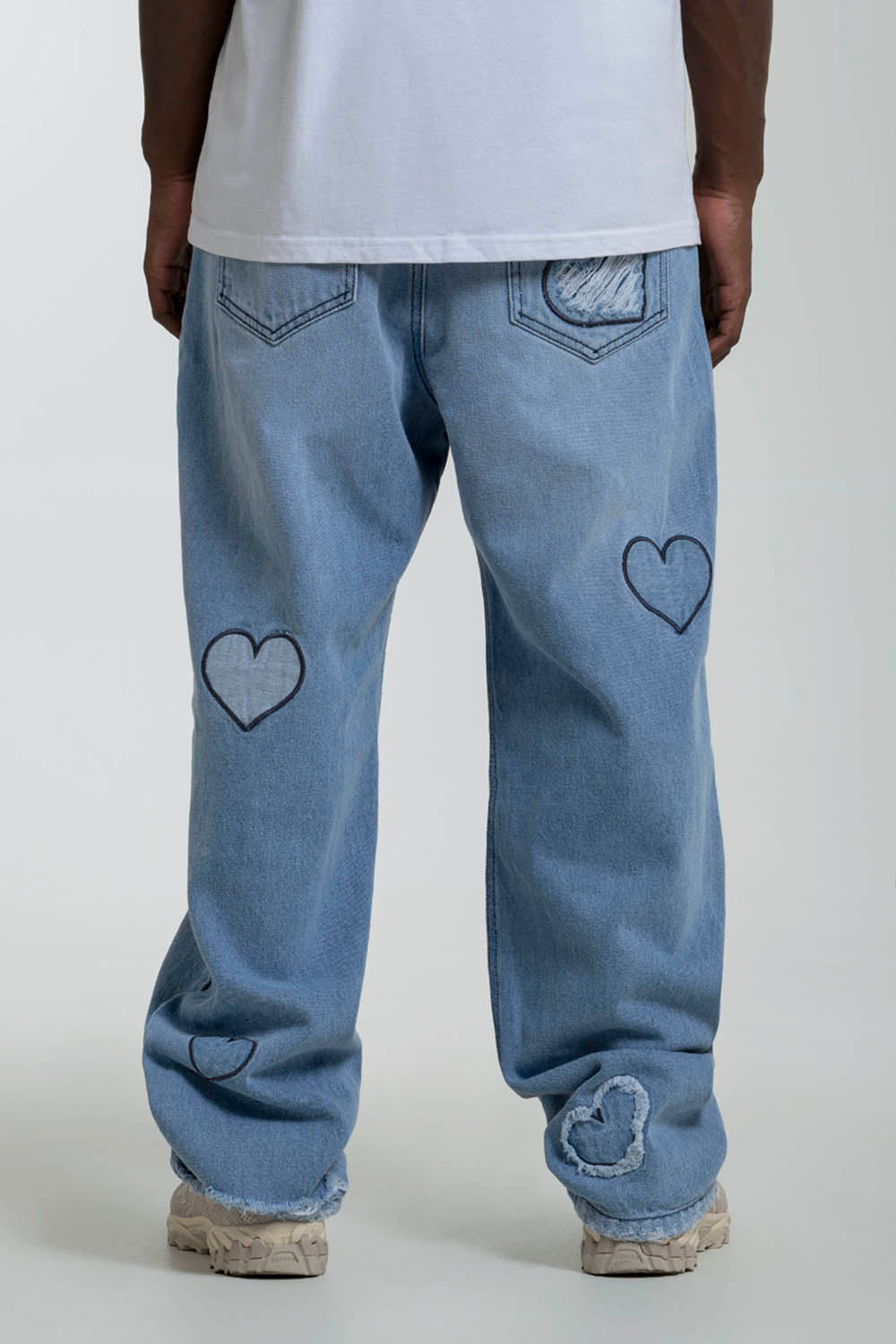 JEAN LOOSE COLOR AZUL MEDIO CLARO - QST