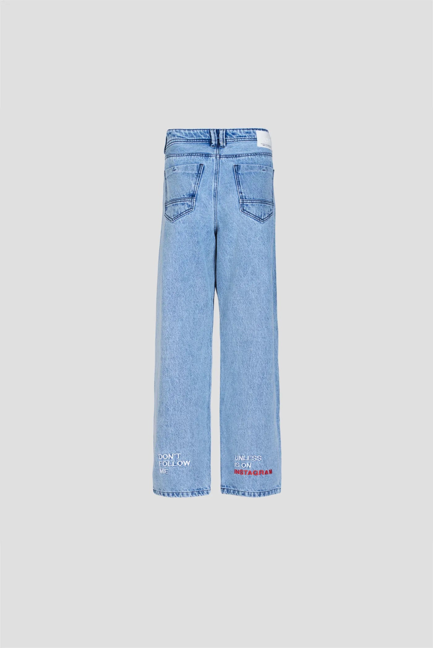 JEAN 5 BOLSILLOS COLOR AZUL HIELO