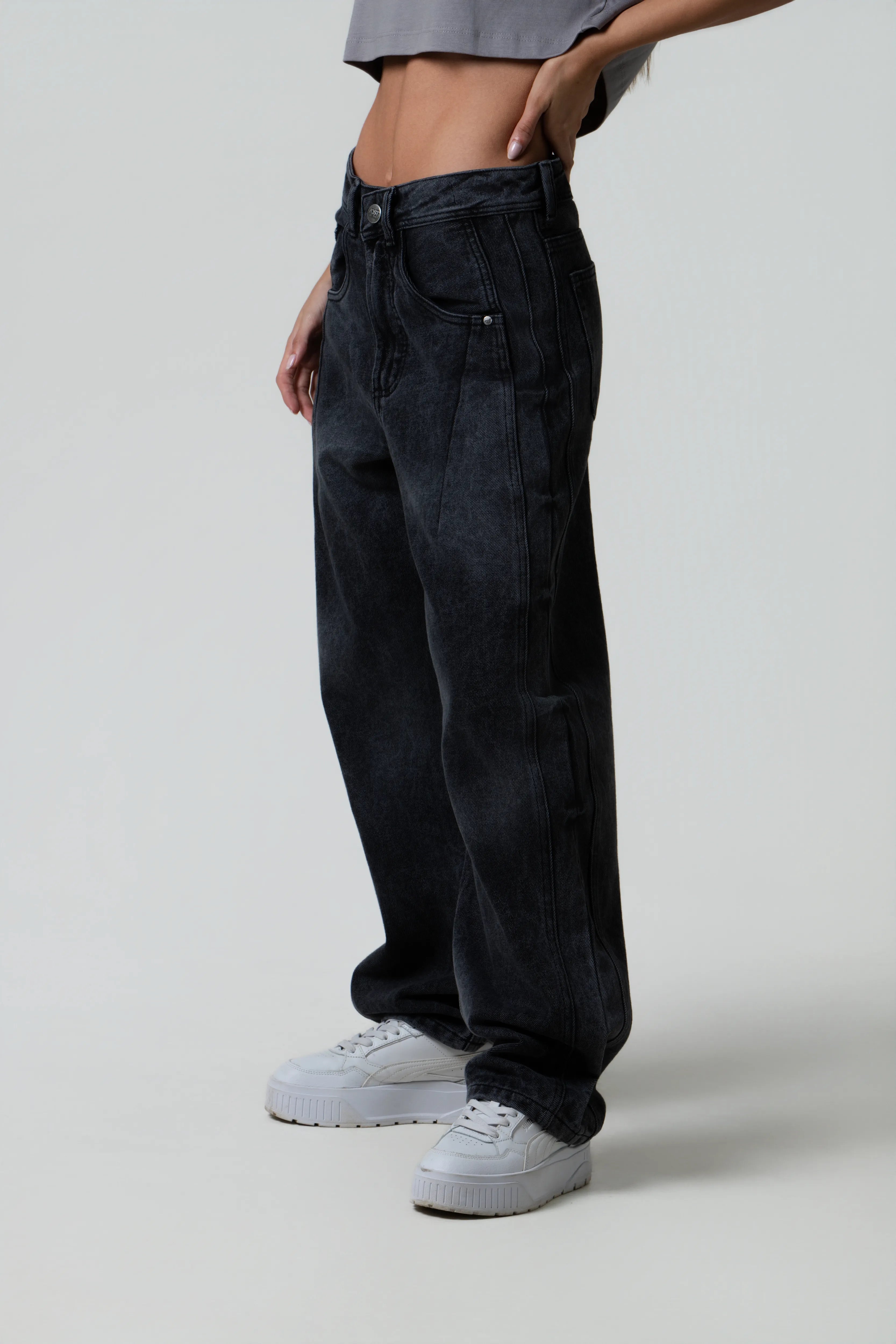 JEAN 5 BOLSILLOS COLOR NEGRO