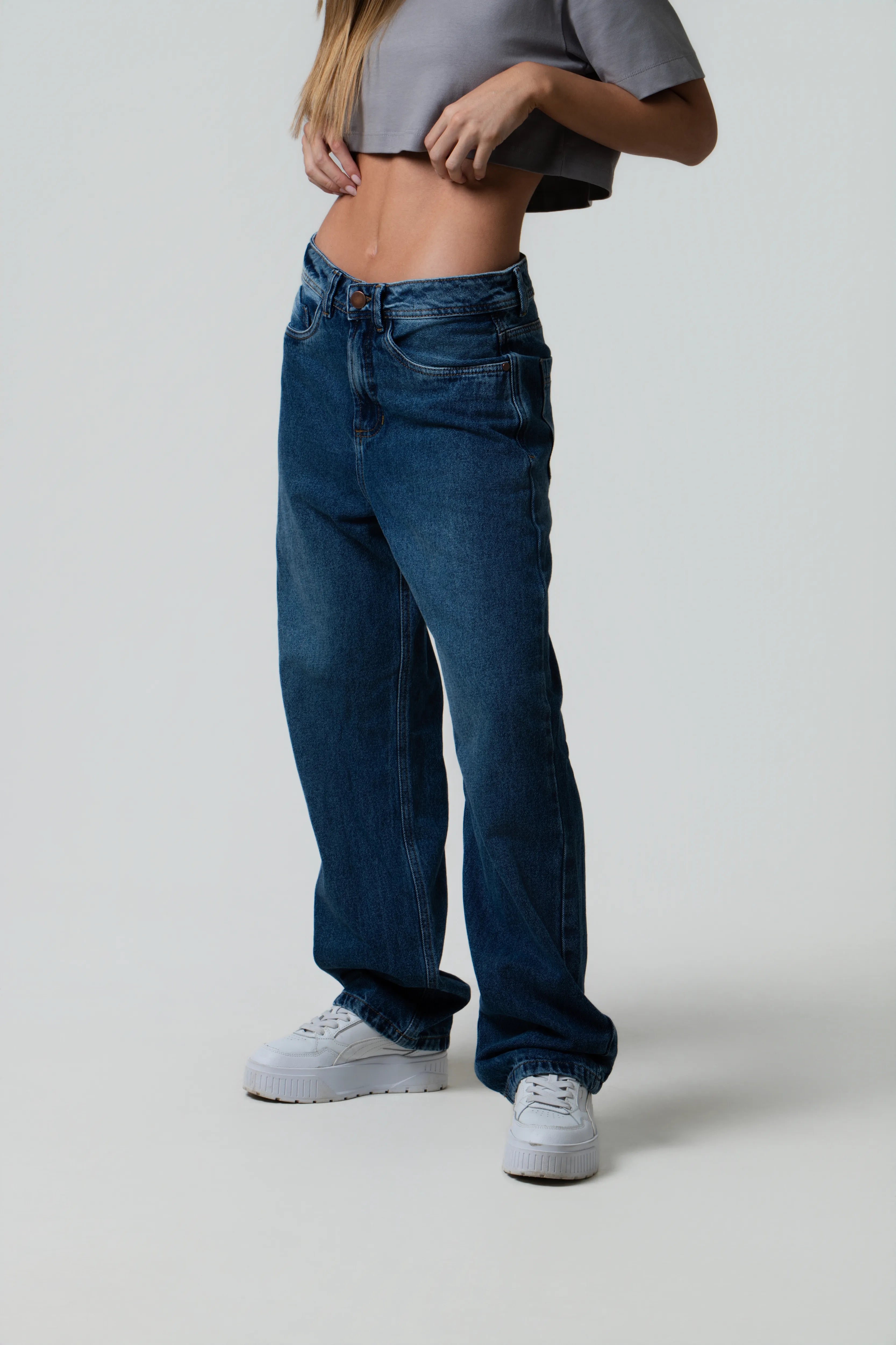 JEAN 5 BOLSILLOS COLOR AZUL OSCURO