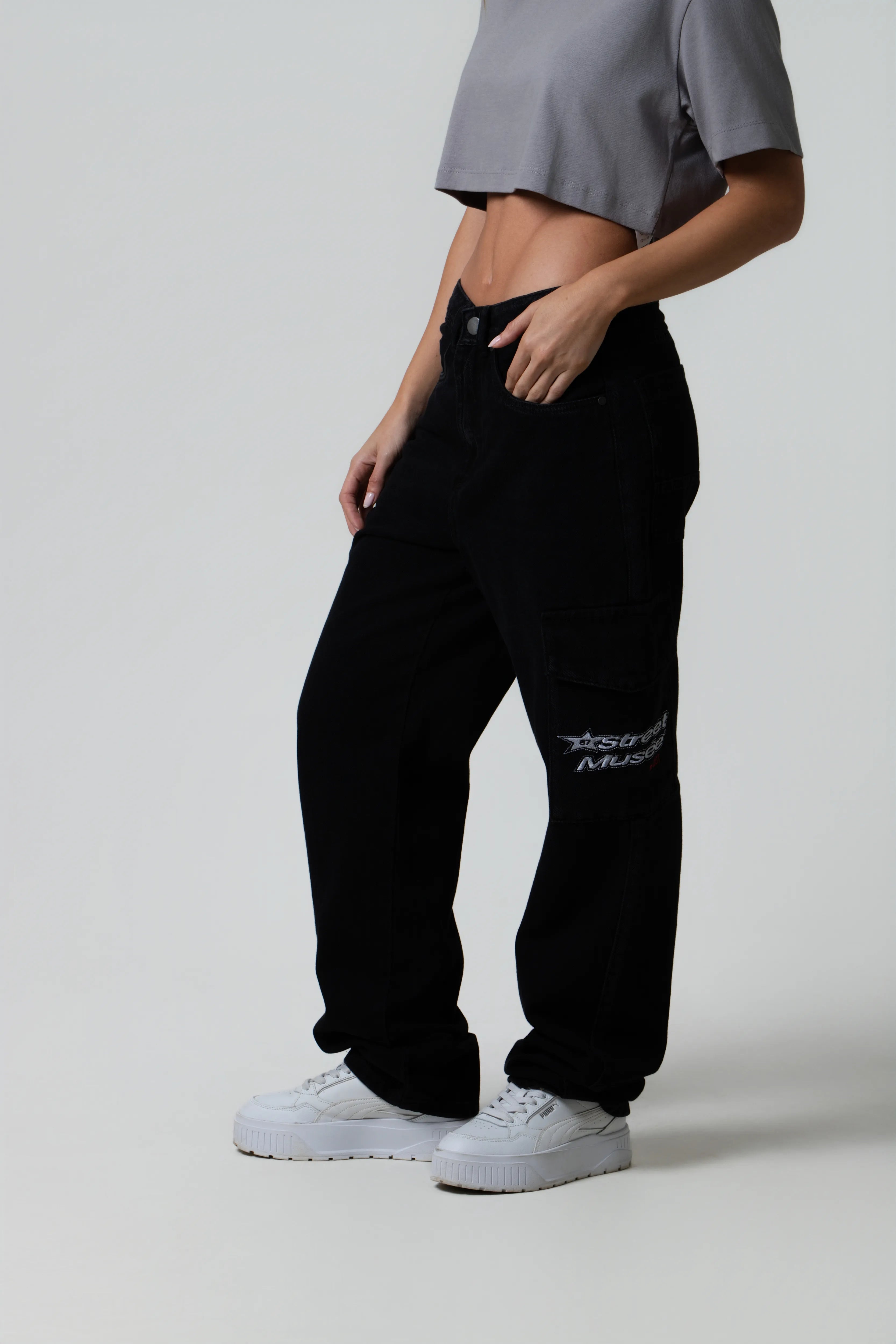 JEAN 5 BOLSILLOS COLOR NEGRO