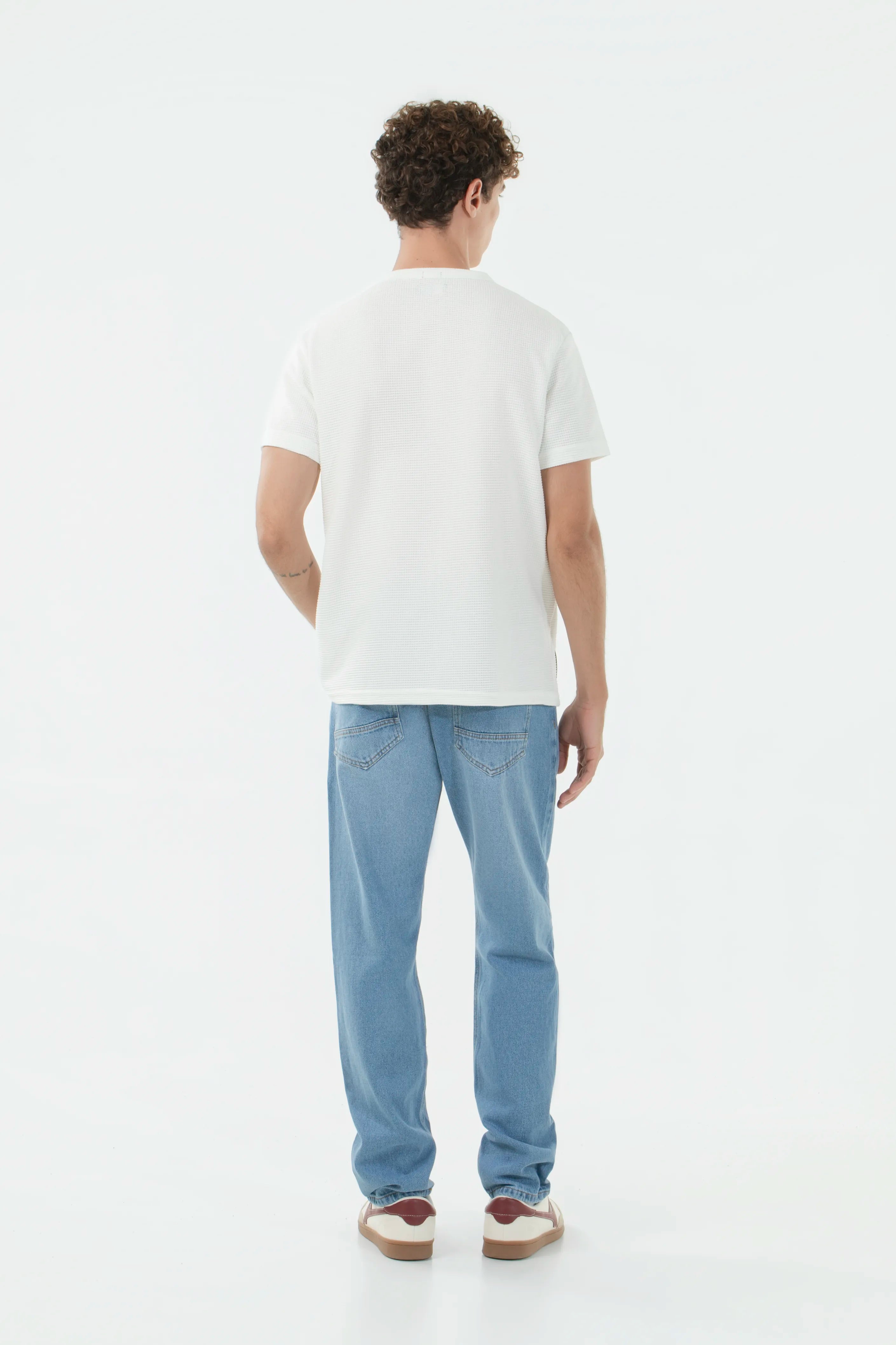 JEAN 5 BOLSILLOS COLOR AZUL HIELO