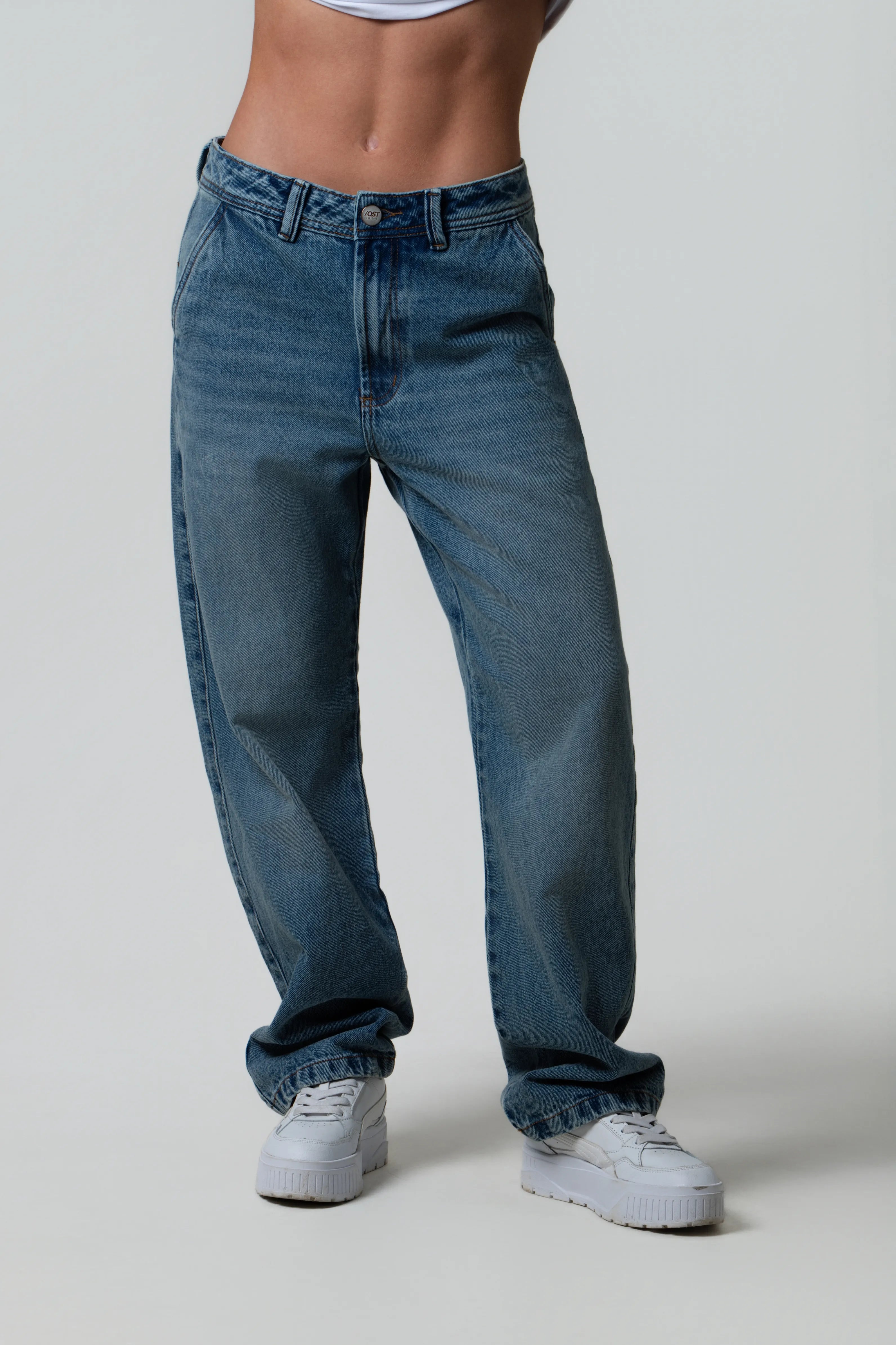 JEAN 5 BOLSILLOS COLOR AZUL CLARO