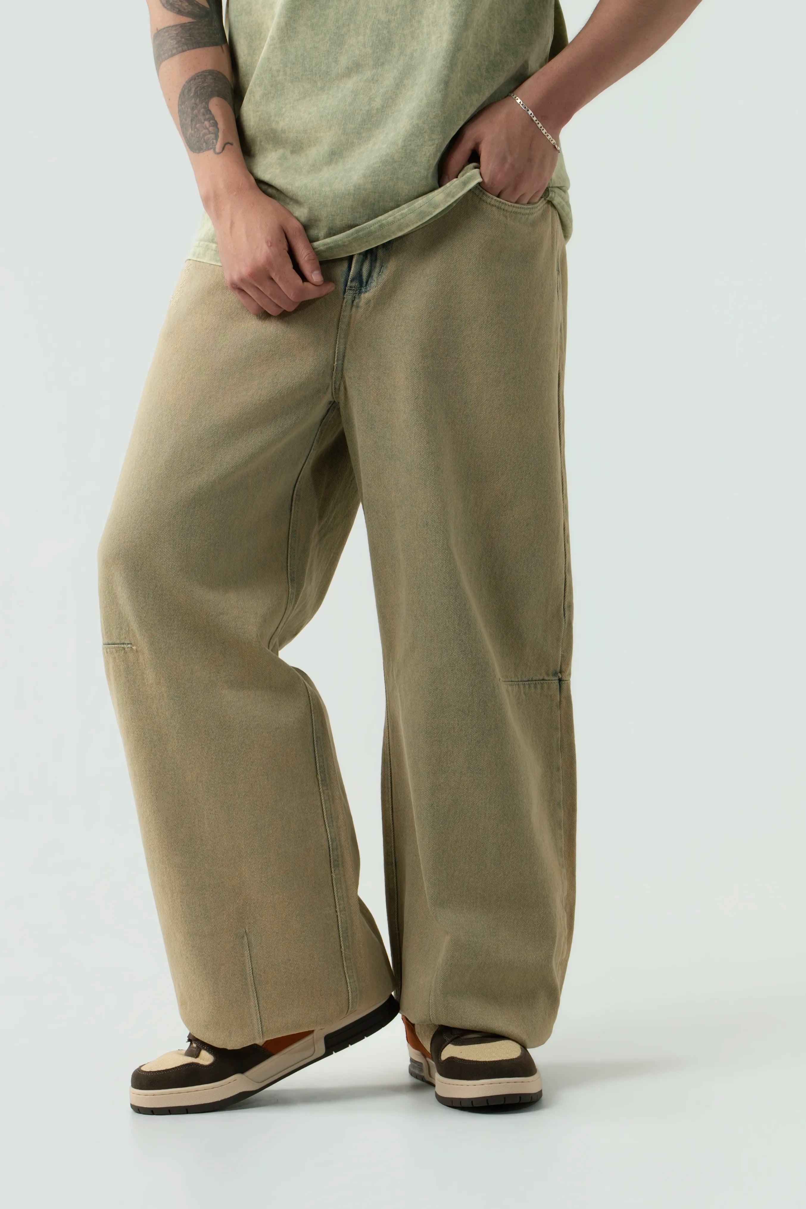 JEAN 5 BOLSILLOS COLOR BEIGE