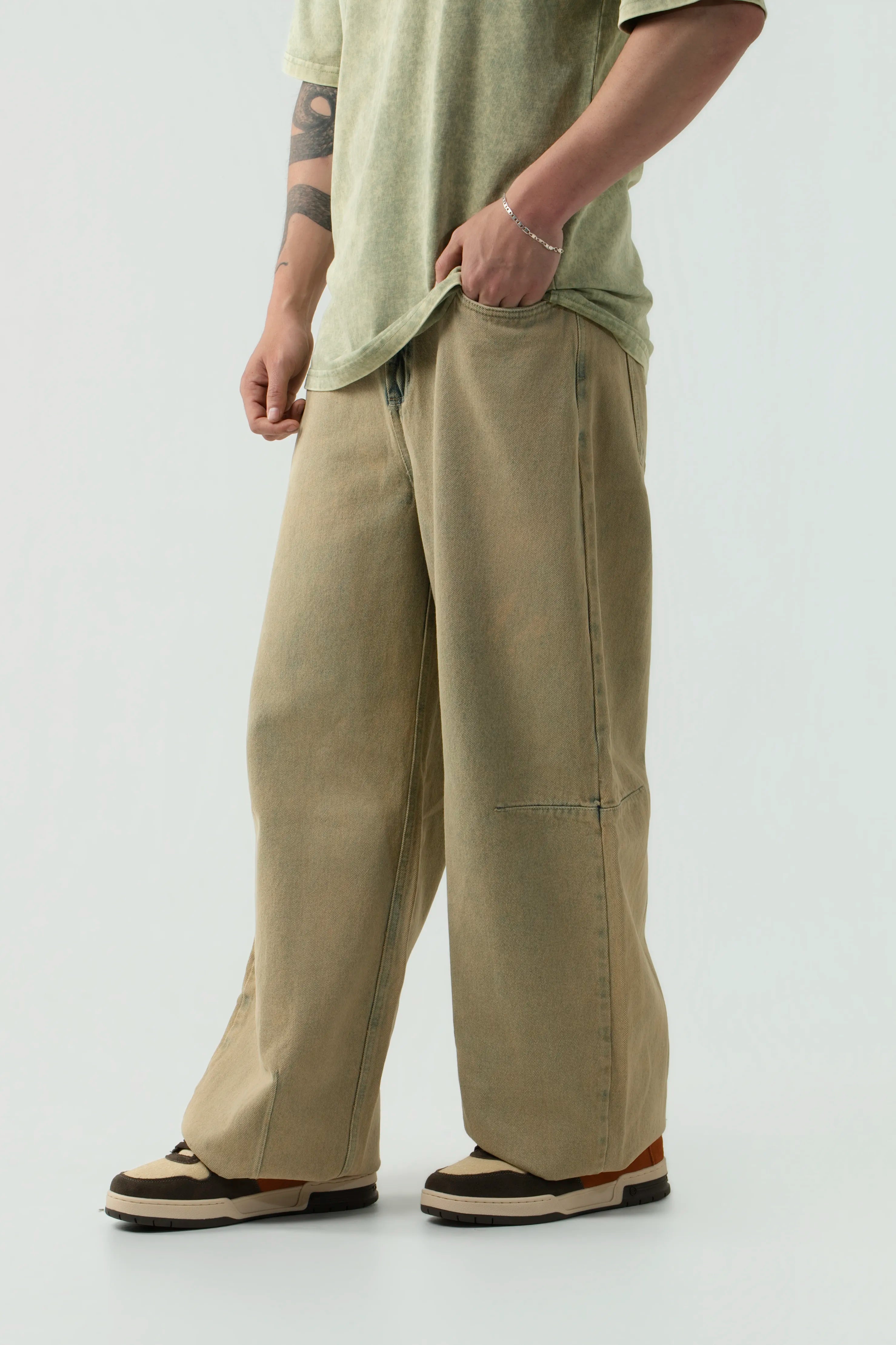 JEAN 5 BOLSILLOS COLOR BEIGE