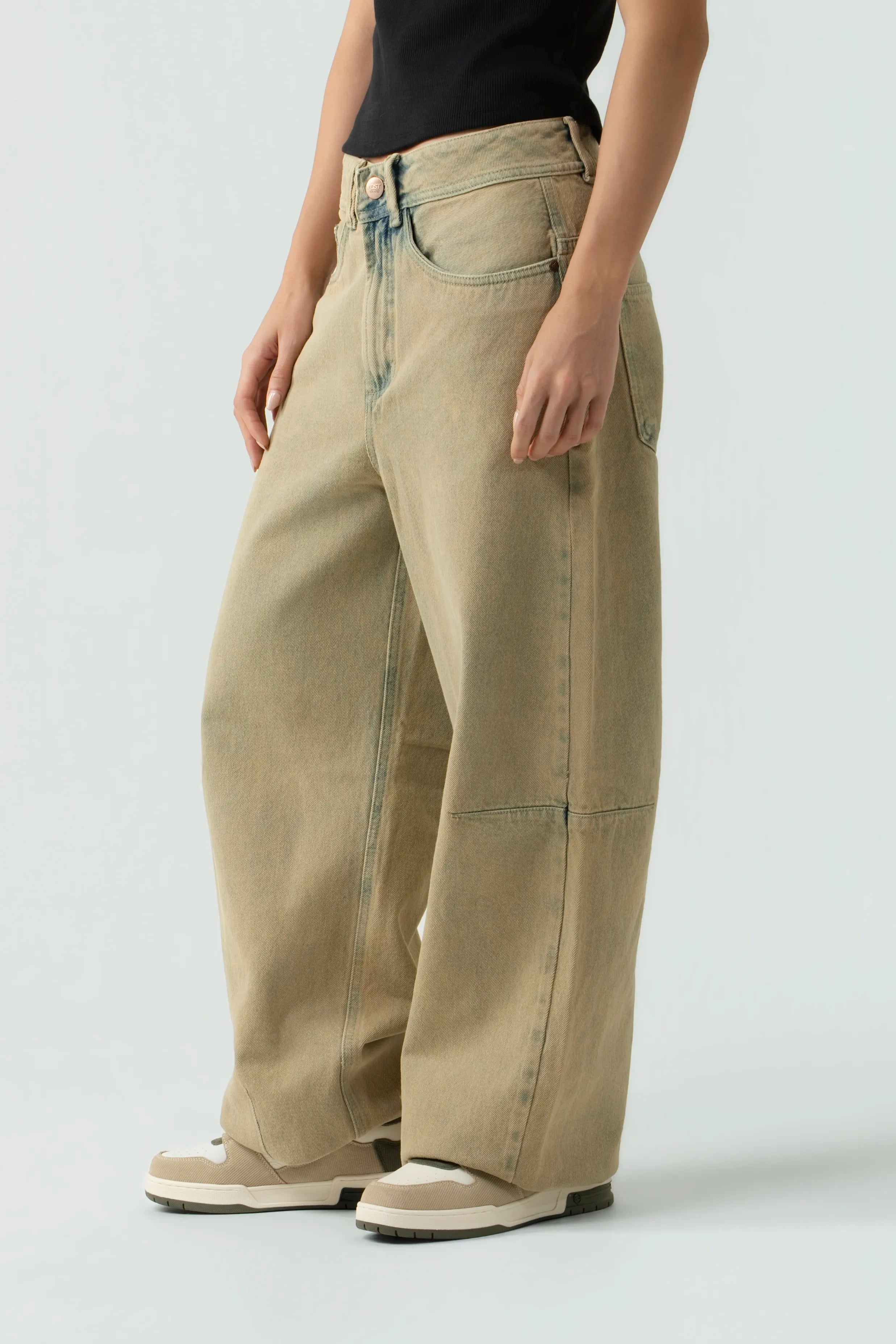 JEAN 5 BOLSILLOS COLOR BEIGE